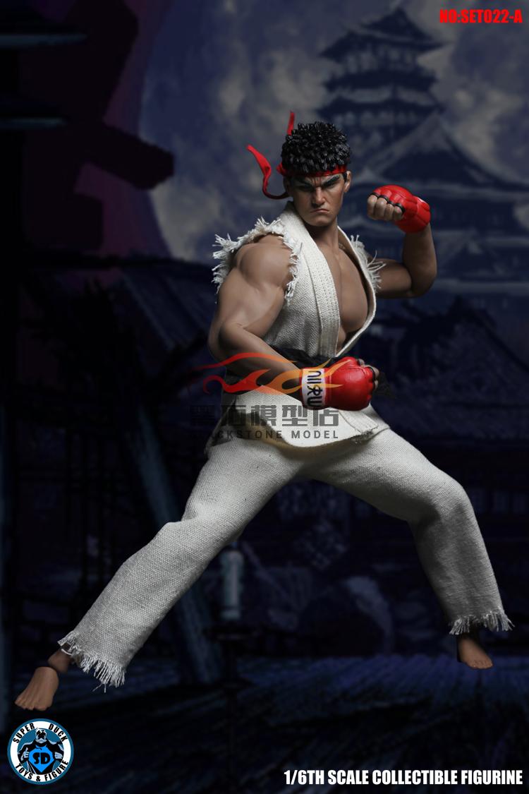 1/6 Super Duck Street Fighter IV Ryu White / Black Ver with TBLeague M34 –  2DBeat Hobby Store