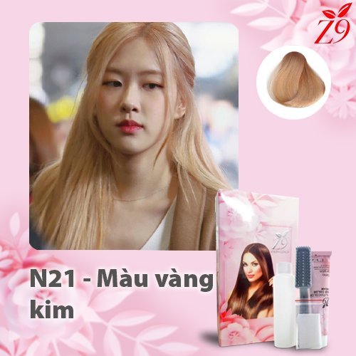 Kem nhuộm dưỡng tóc màu Vàng sáng TẶNG OXY Vàng Sáng vàng sáng Shopee Việt Nam