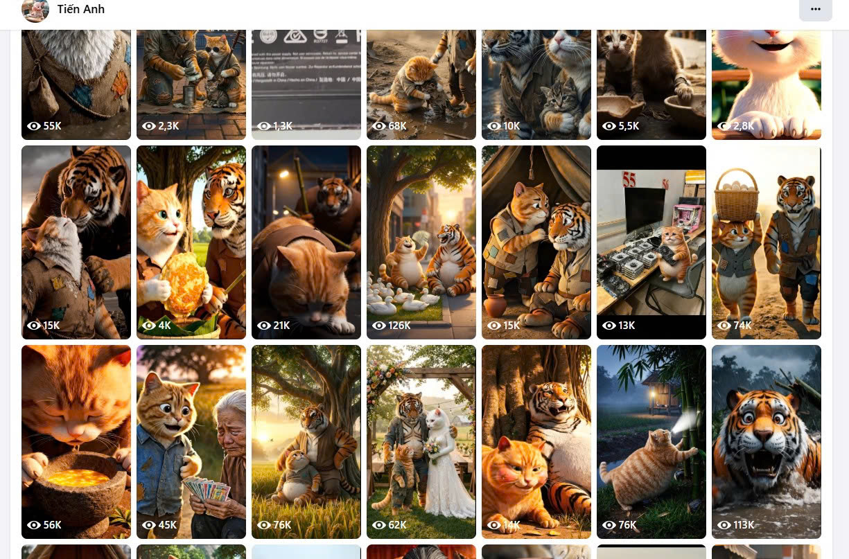 Loạt video reels triệu view