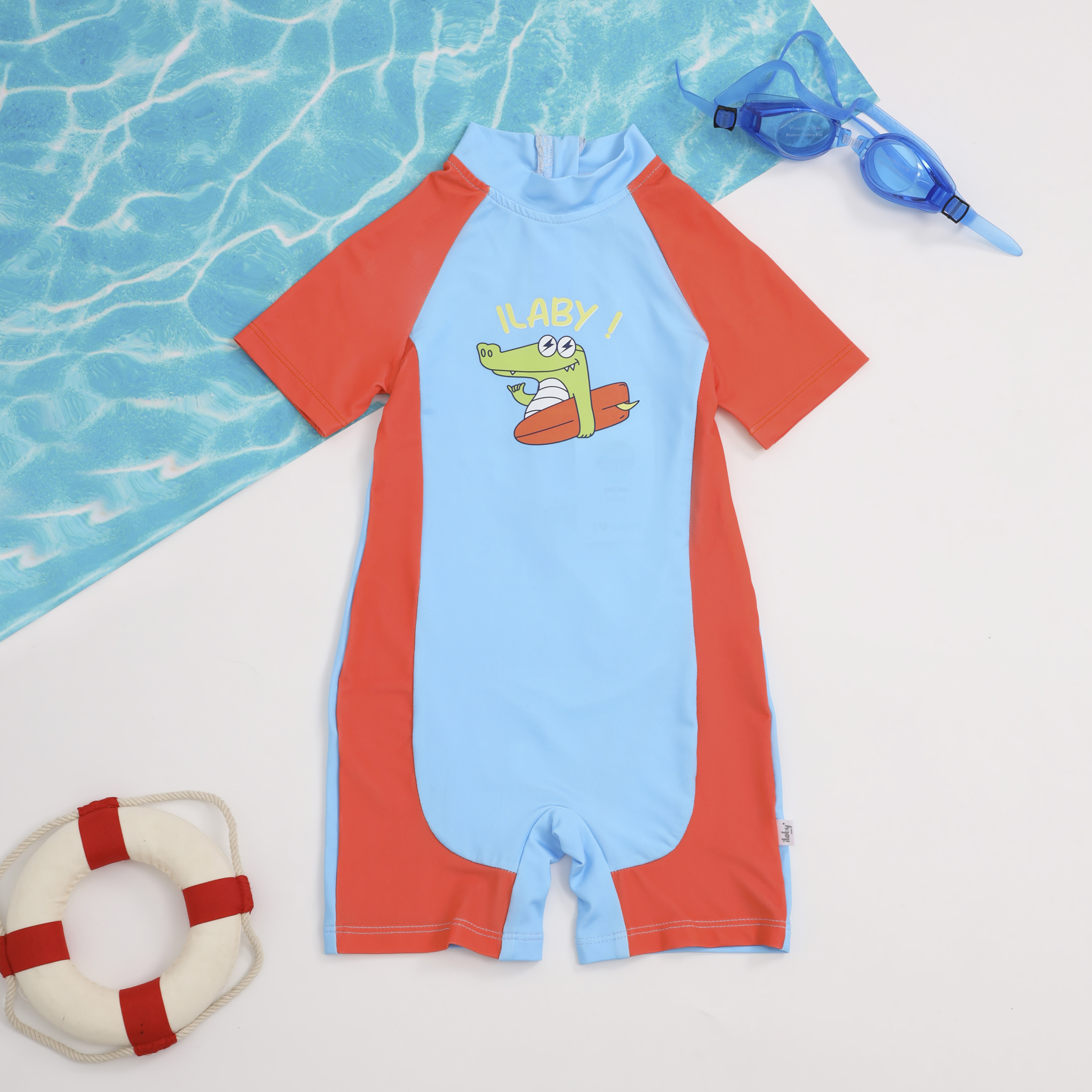 Bộ bơi cộc tay liền đùi phối màu in hình_thumbnail_7