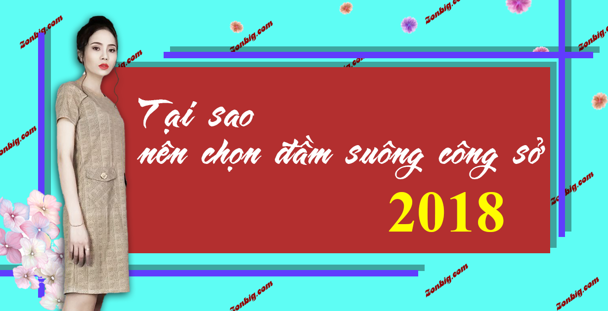 đầm suông công sở