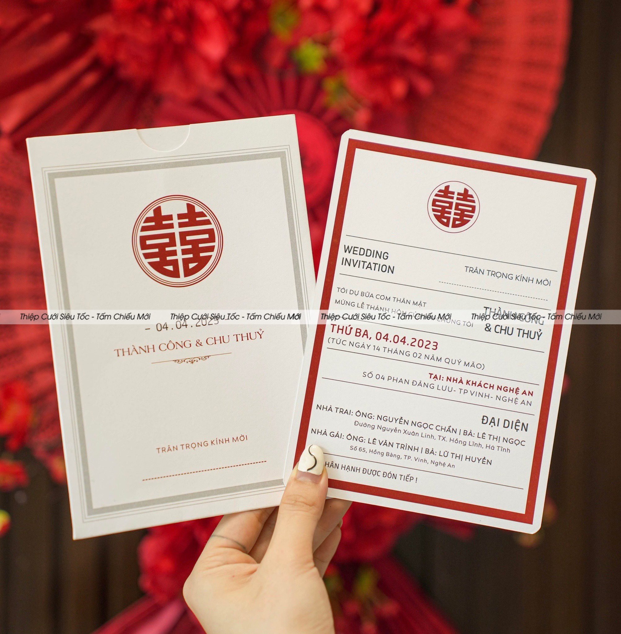 Thiệp phong bì Creamy VHCCB058