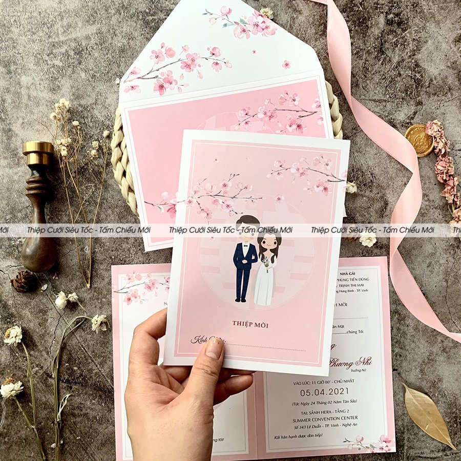 Thiệp gập classic TPF-03