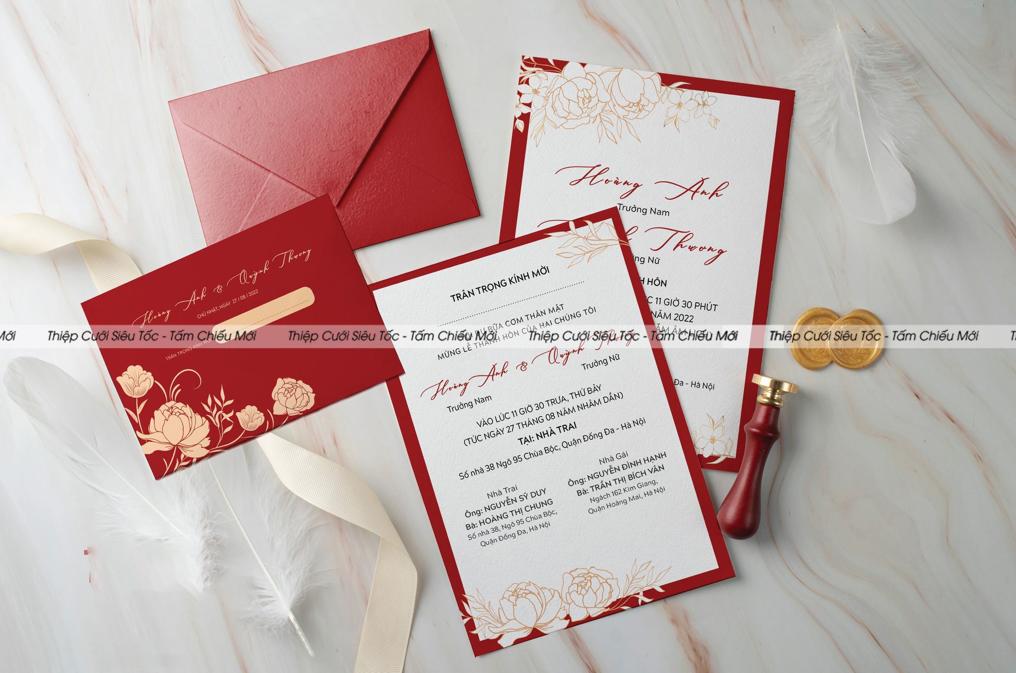 Thiệp phong bì Creamy VHCCB072