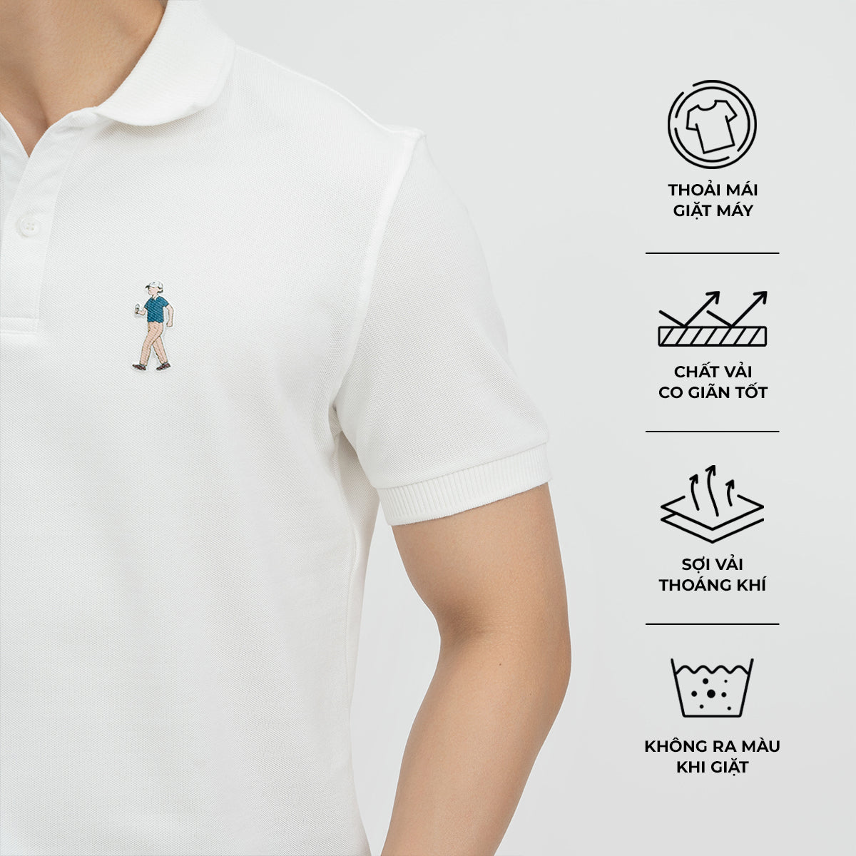 Áo Polo Nam Adam với thông tin chi tiết