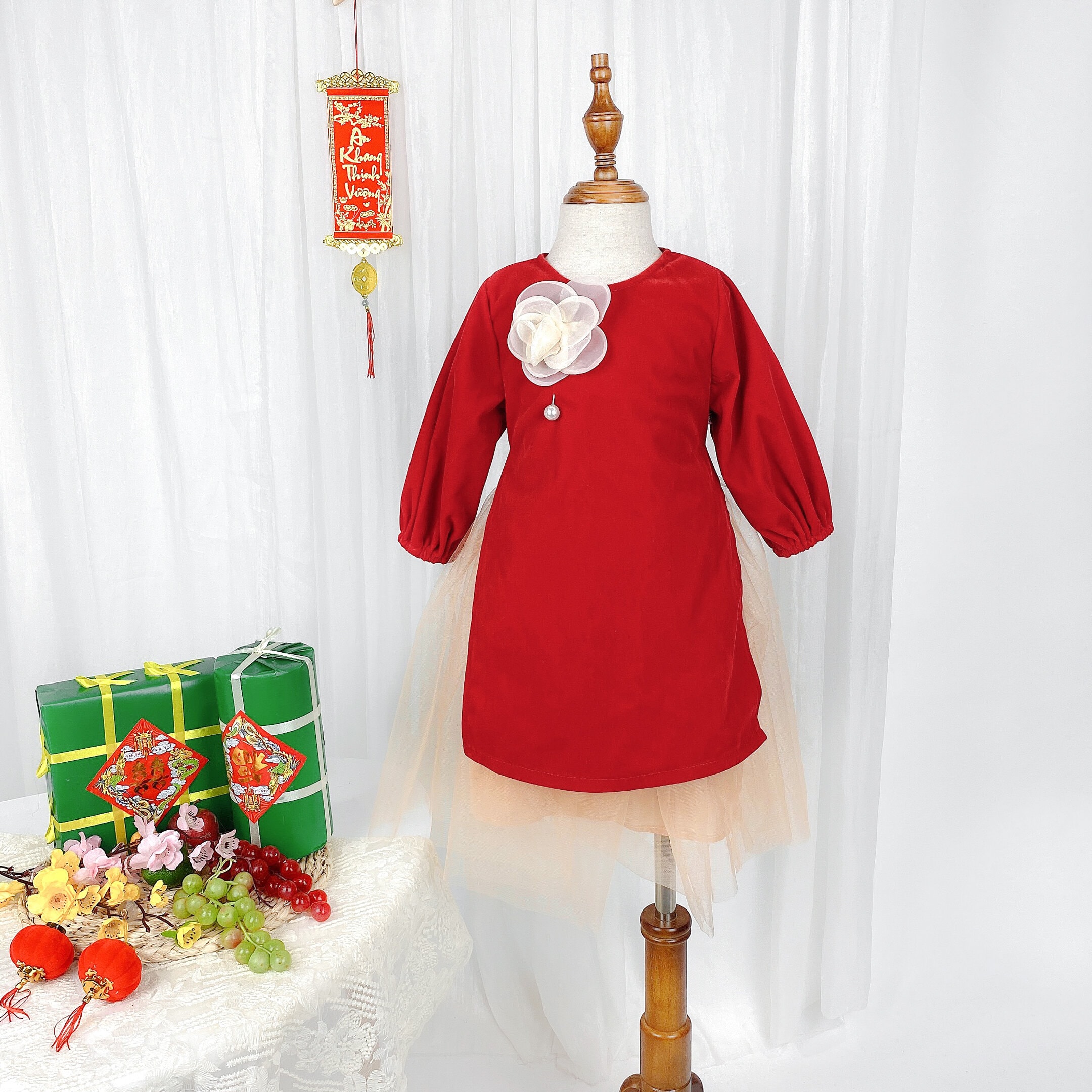 Váy nhung cài hoa kèm chân tutu_thumbnail_4