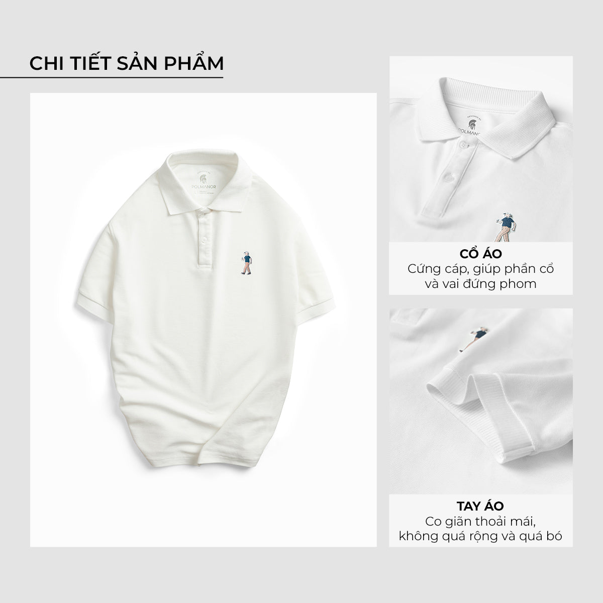 Áo Polo Nam Adam với thông tin chi tiết