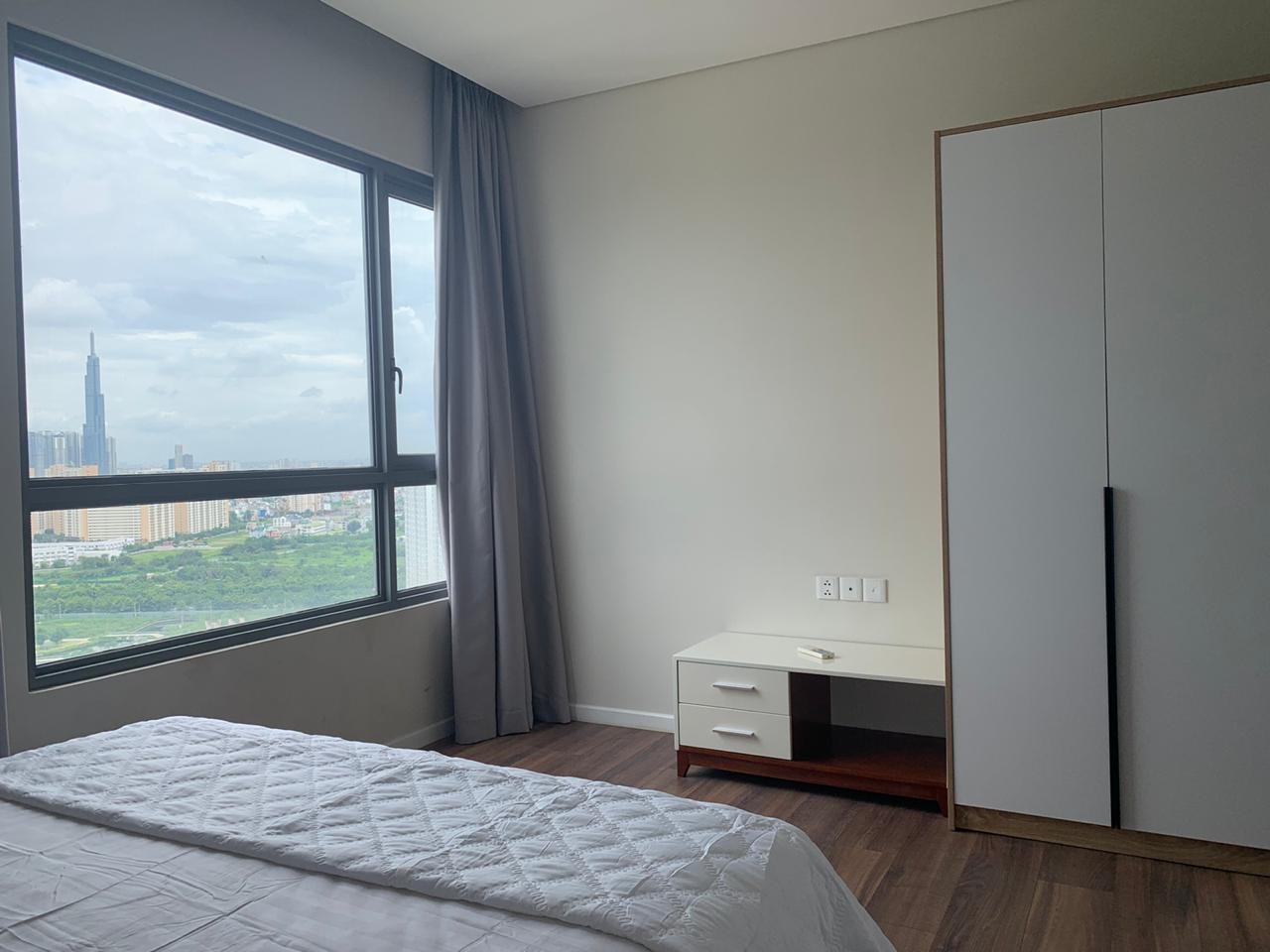 Cho thuê căn hộ 4 phòng ngủ có sân vườn Đảo Kim Cương đầy đủ nội thất view sông