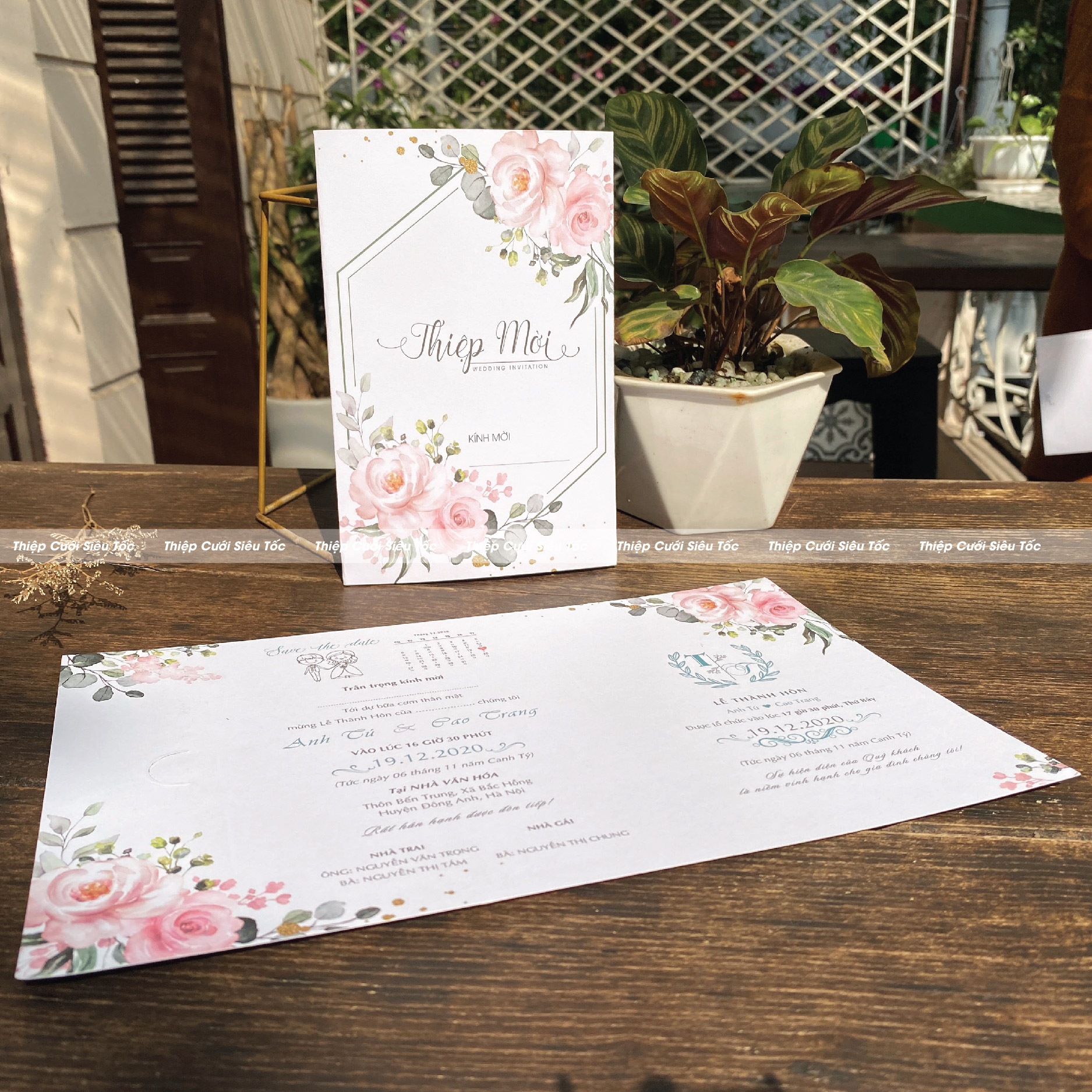 Thiệp gập classic - BB64