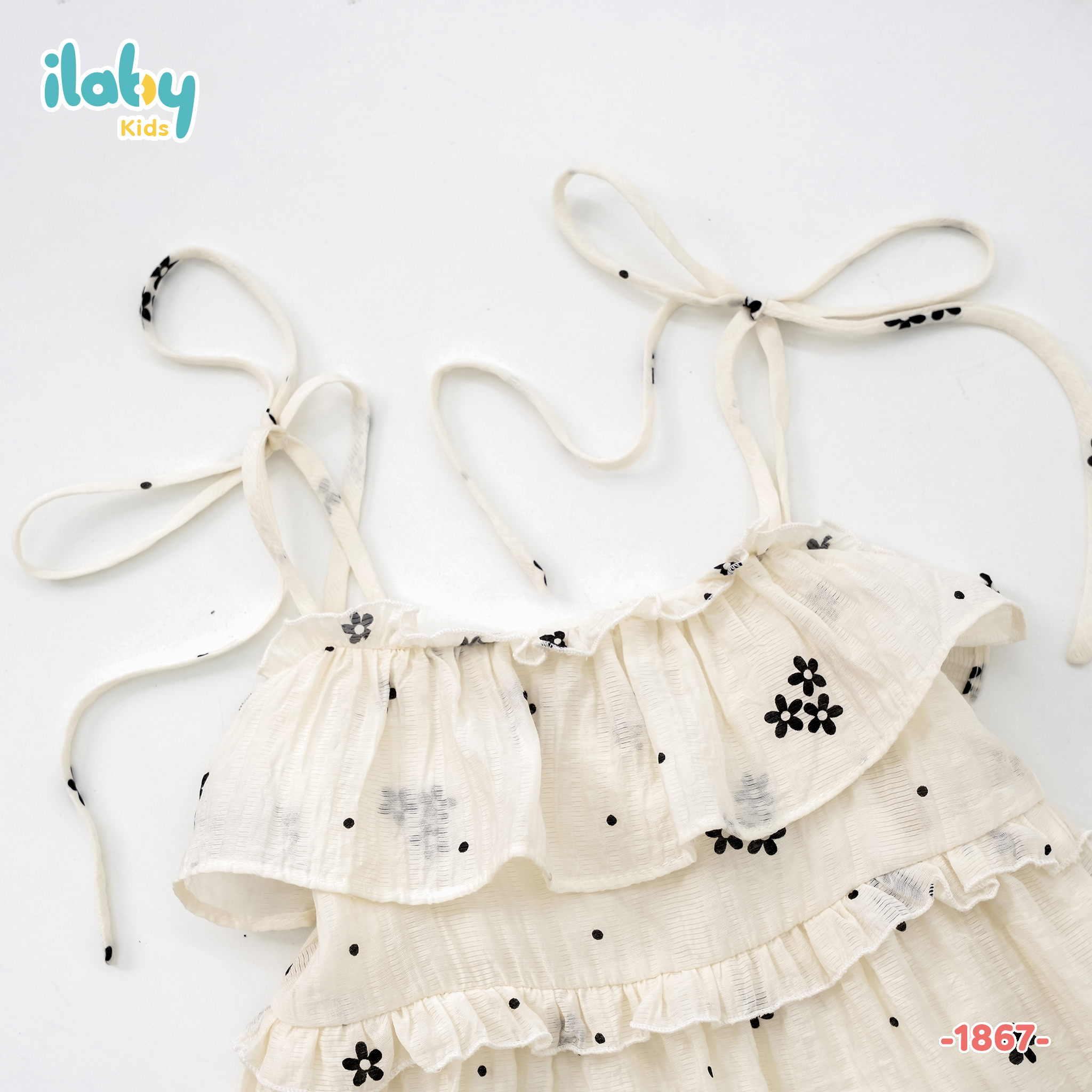 Váy hai dây nơ vai bèo ba tầng_thumbnail_1