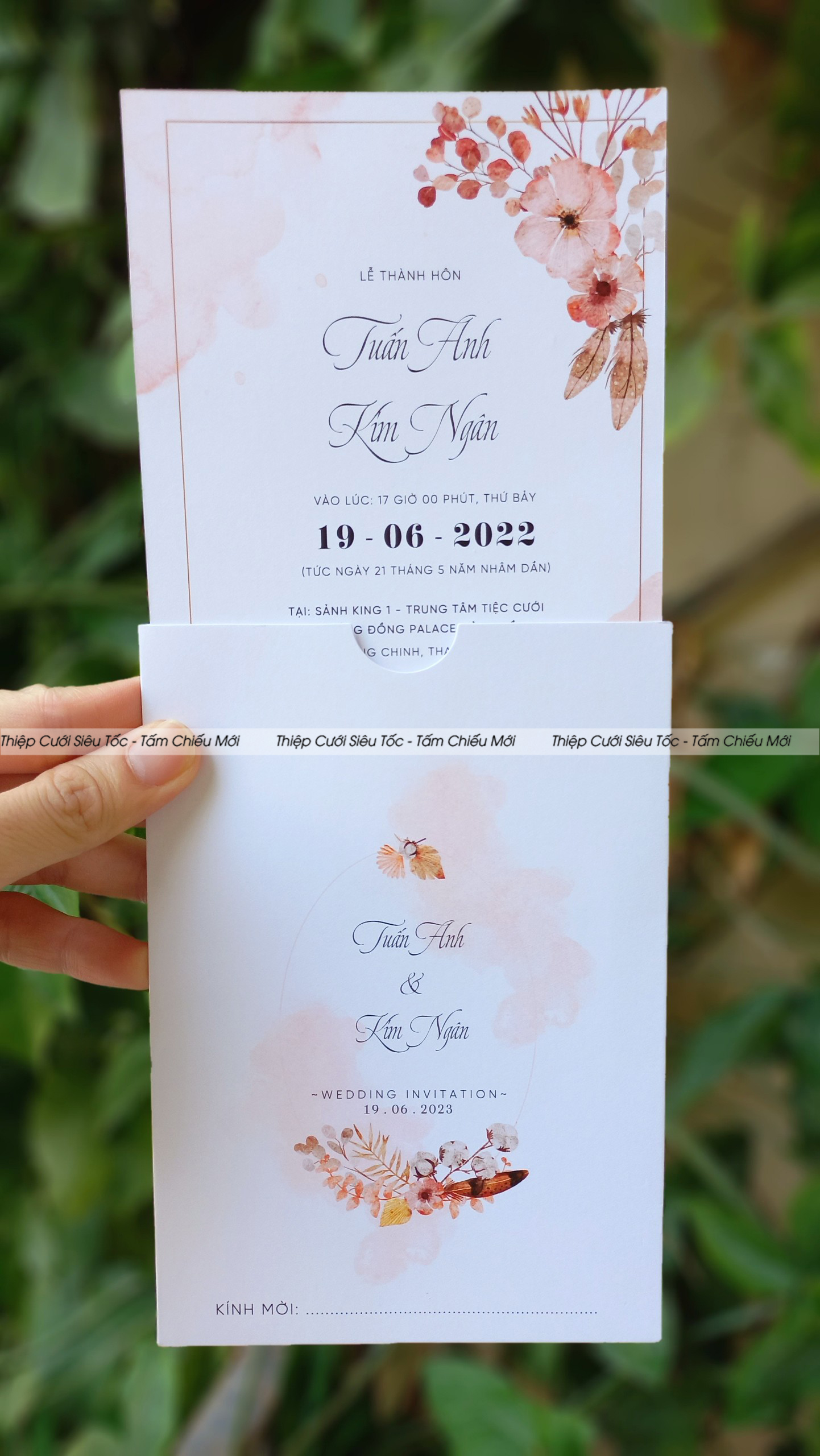 Thiệp phong bì Creamy VHCCB093