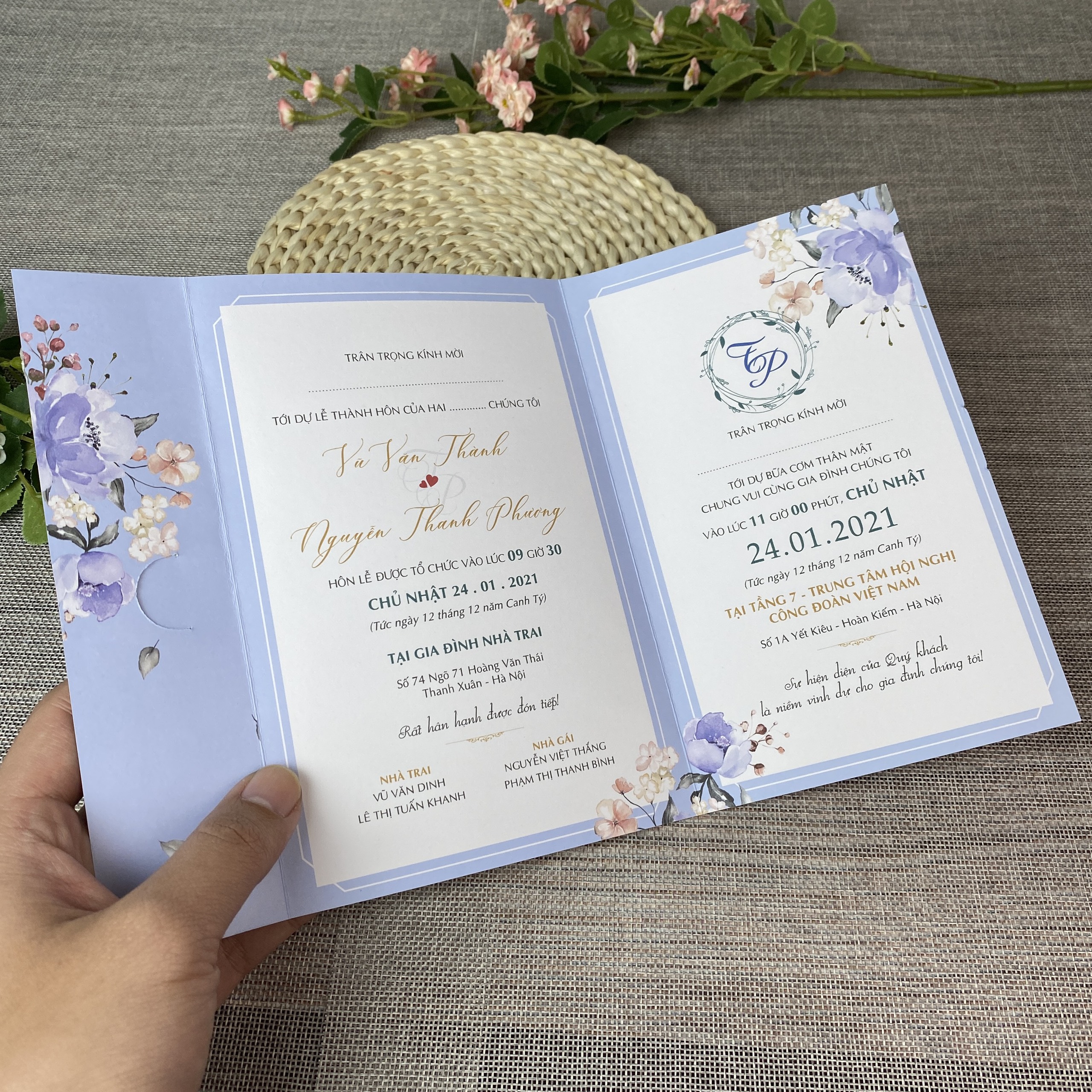 Thiệp gập classic - BB63