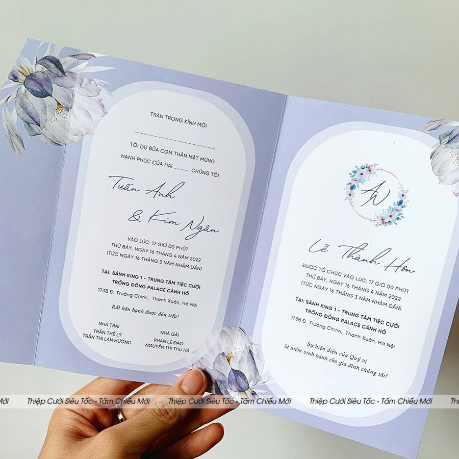 Thiệp gập classic - BB120