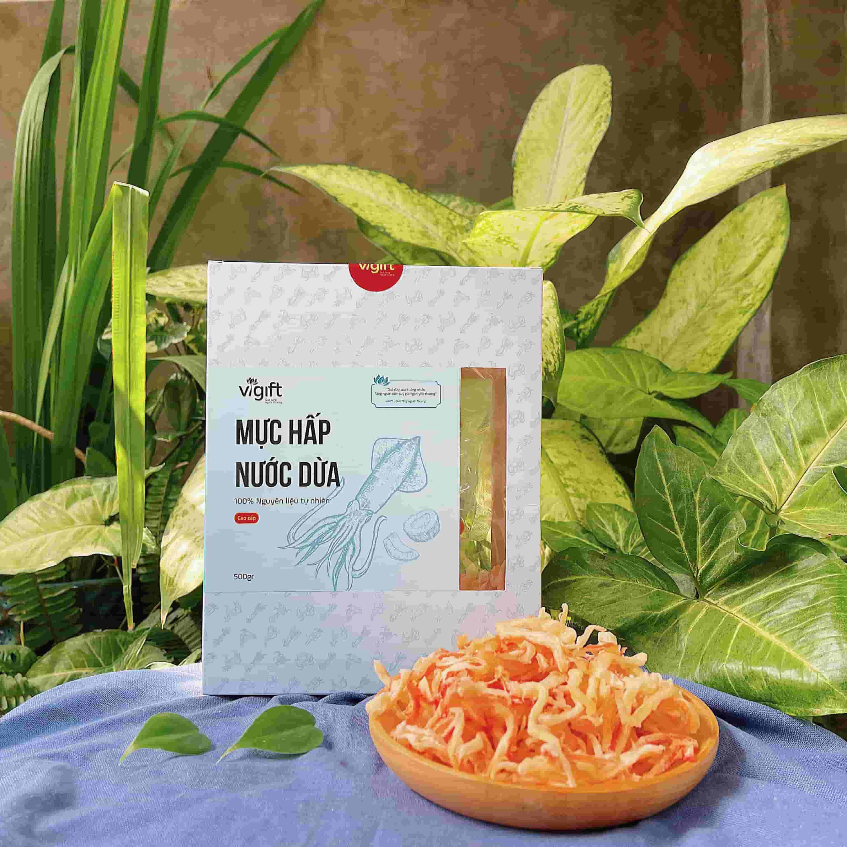 SẢN PHẨM MỰC HẤP NƯỚC DỪA - VIGIFT