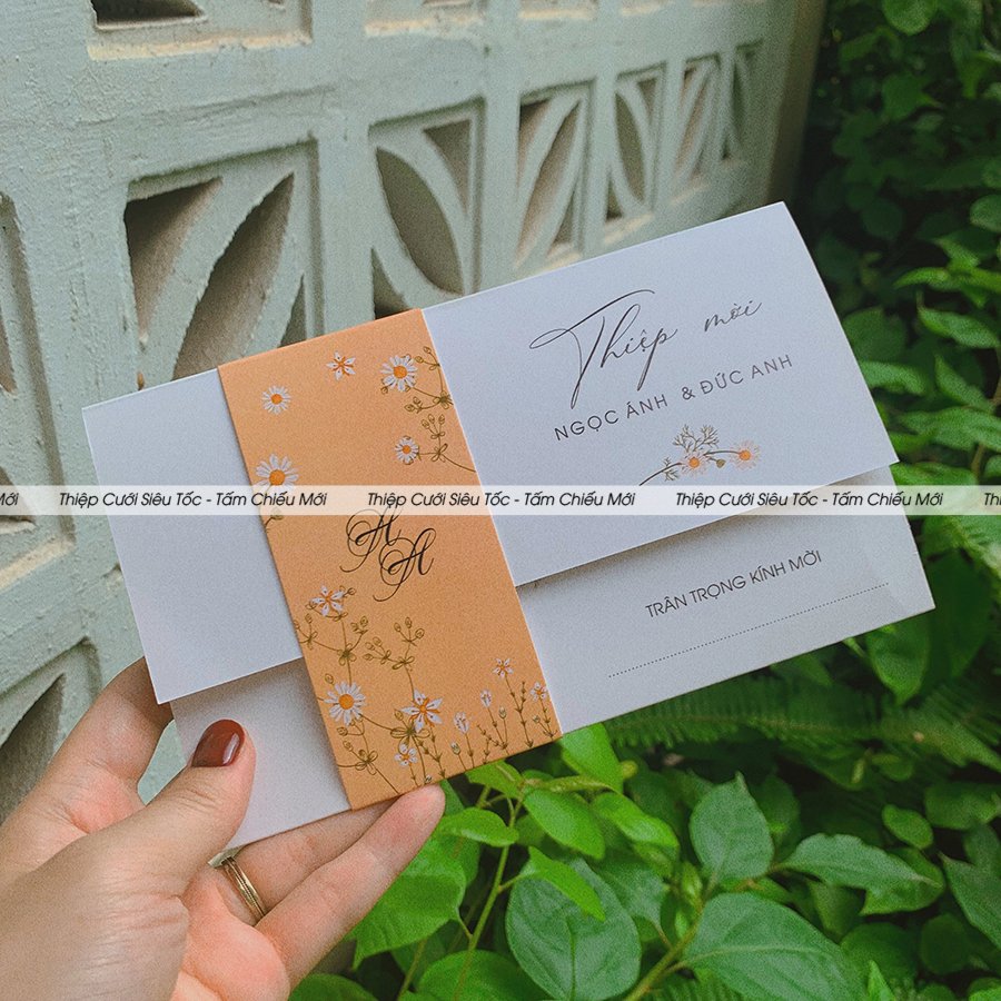 Thiệp  gập đai giấy Creamy TCM001_thumbnail_3