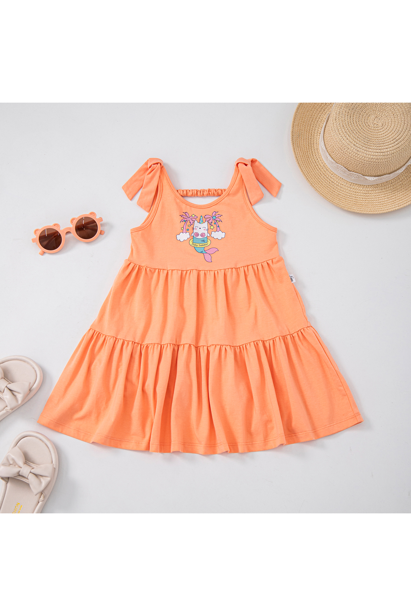 Váy hai dây nơ vai cutout lưng_thumbnail_2