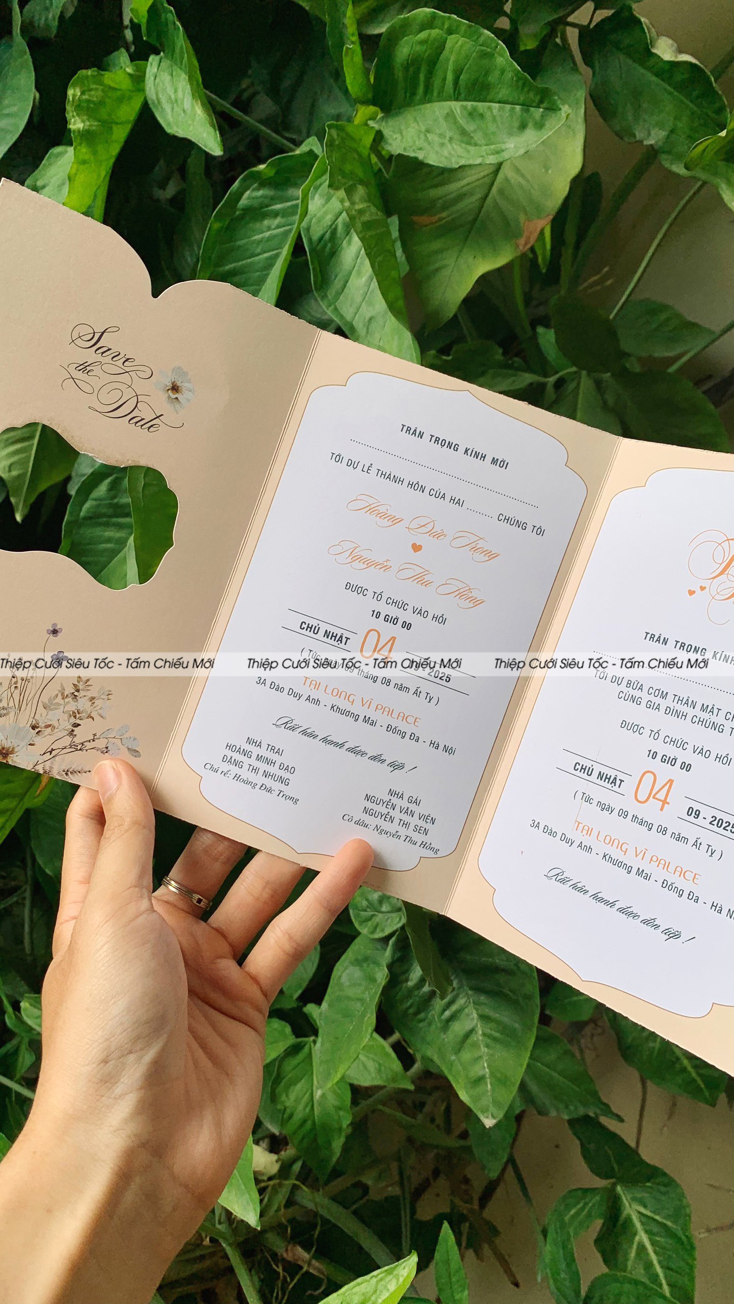 Thiệp gập classic - HD268