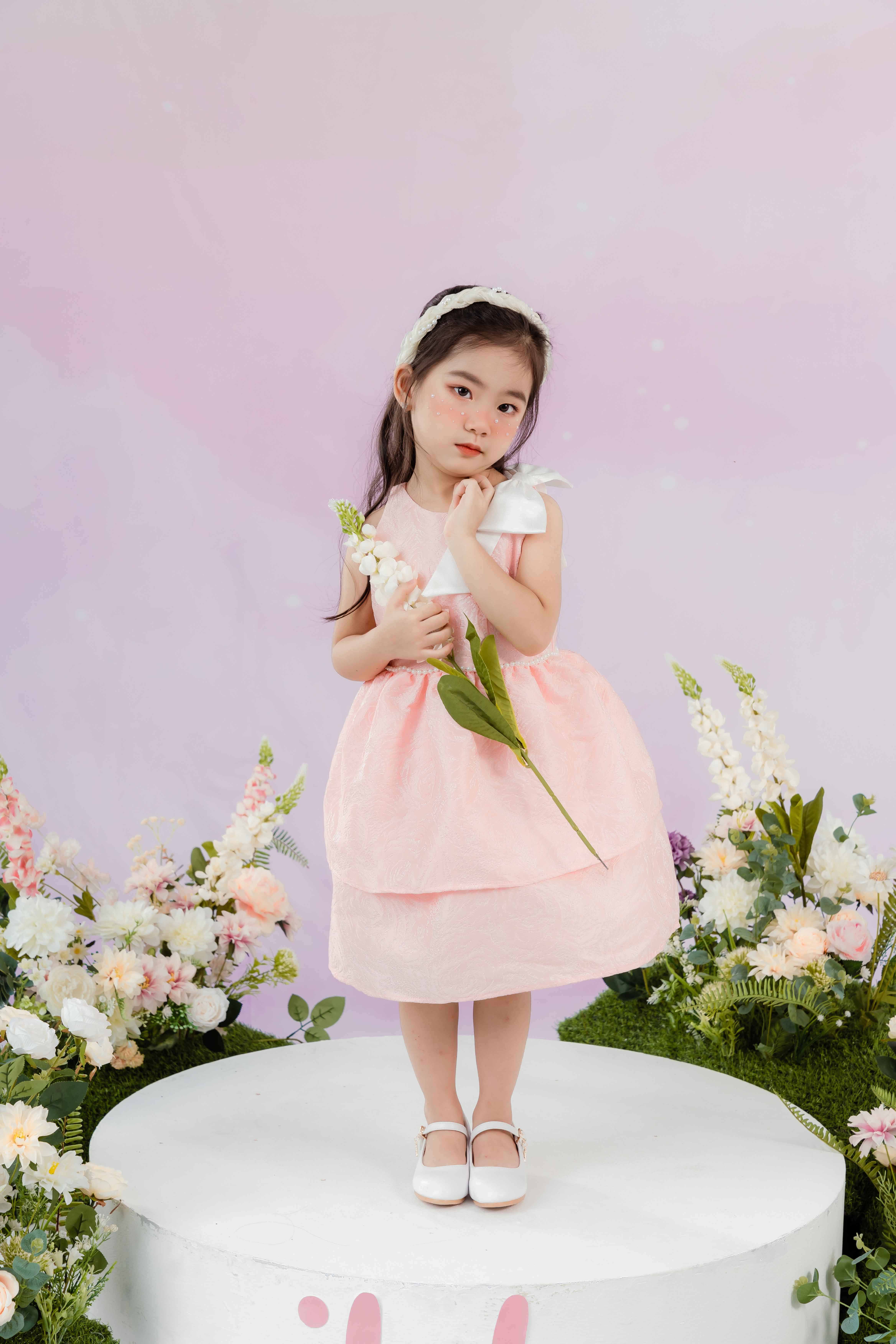 Váy tafta hai tầng phối nơ vai_thumbnail_4