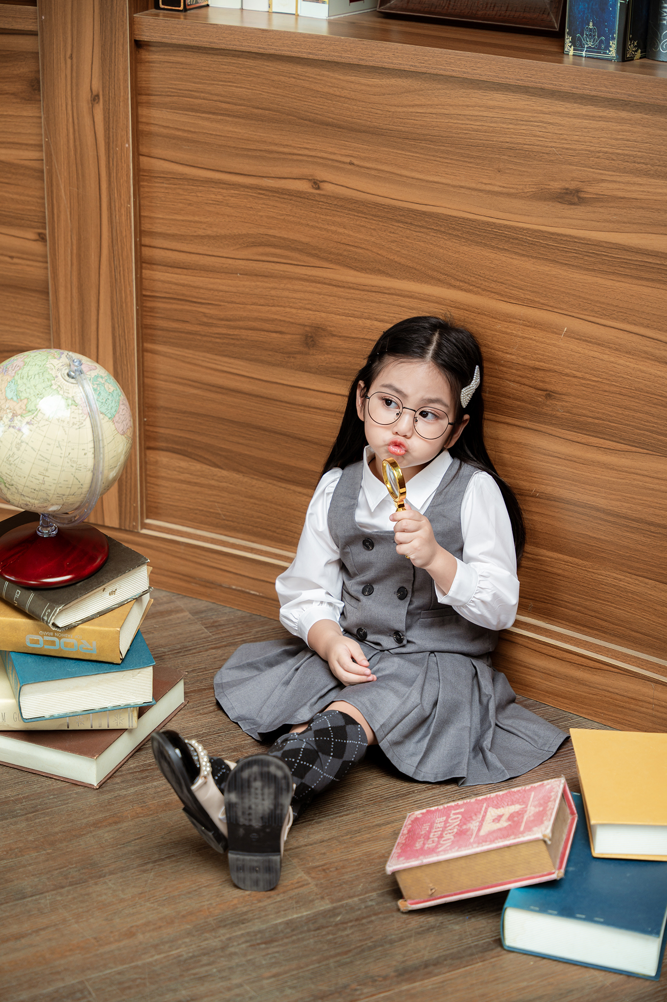 Bộ uniform áo gile chân váy xếp ly_thumbnail_3