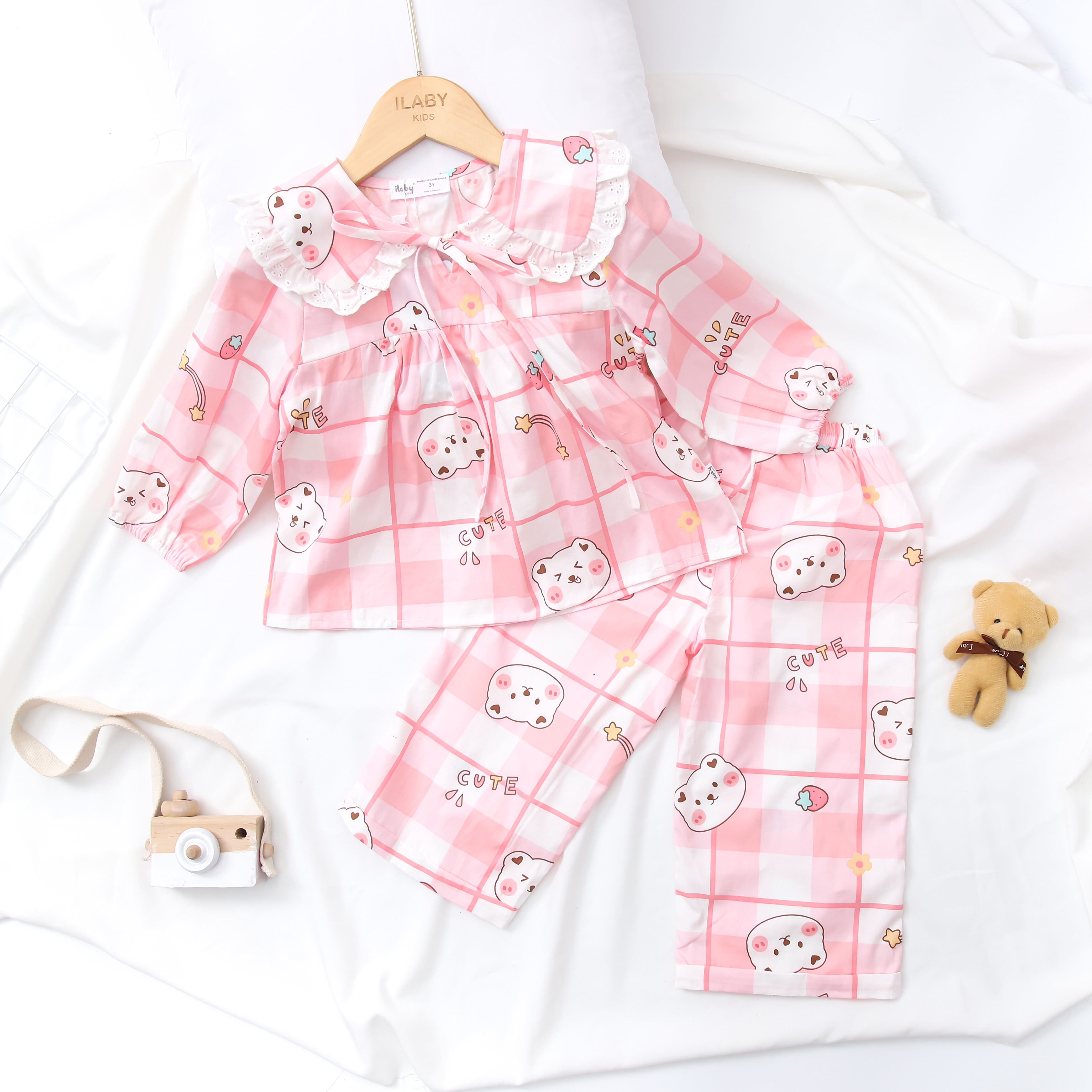 Set pyjama lá cổ to phối ren_thumbnail_0