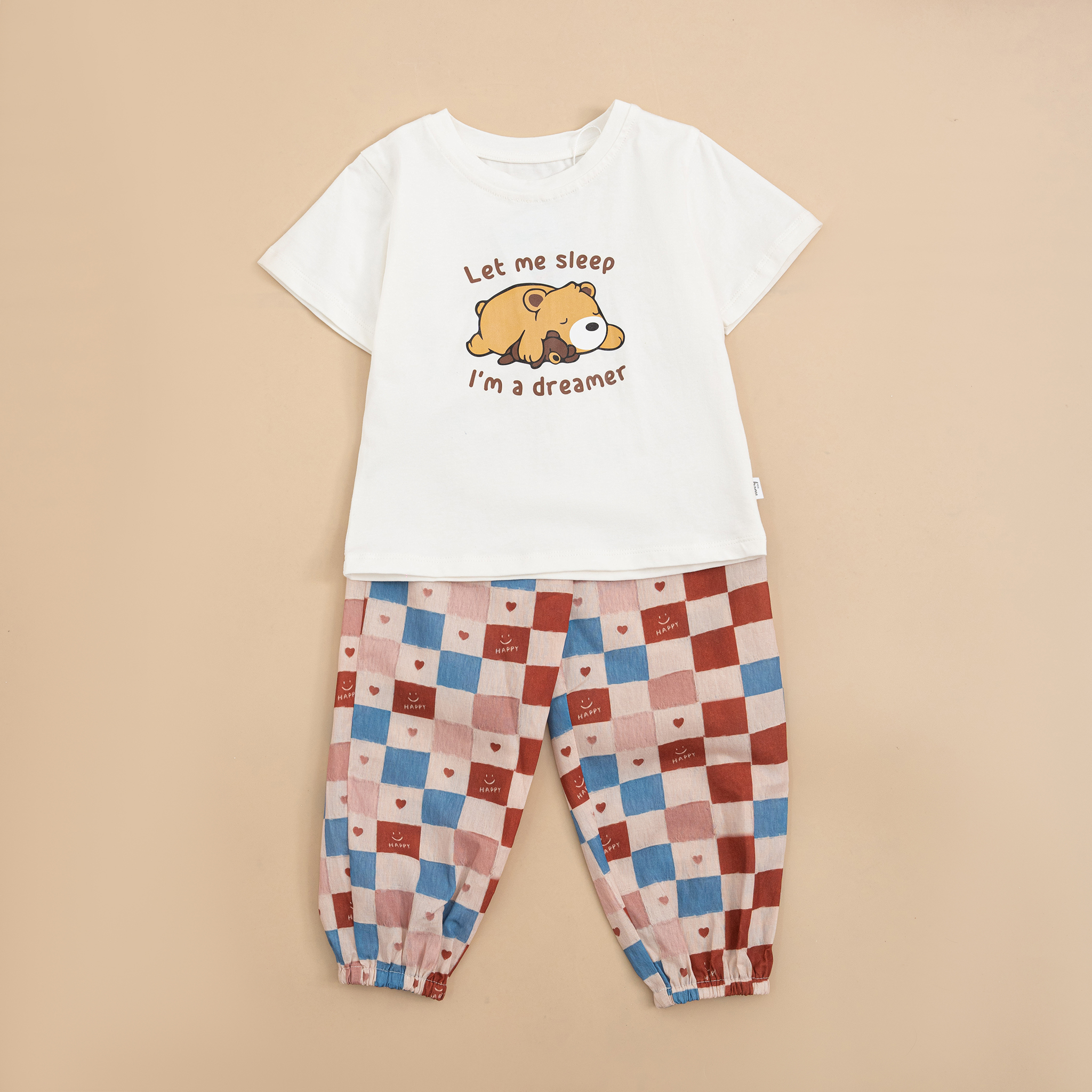 Bộ áo thun cộc tay quần hoạ tiết_thumbnail_0