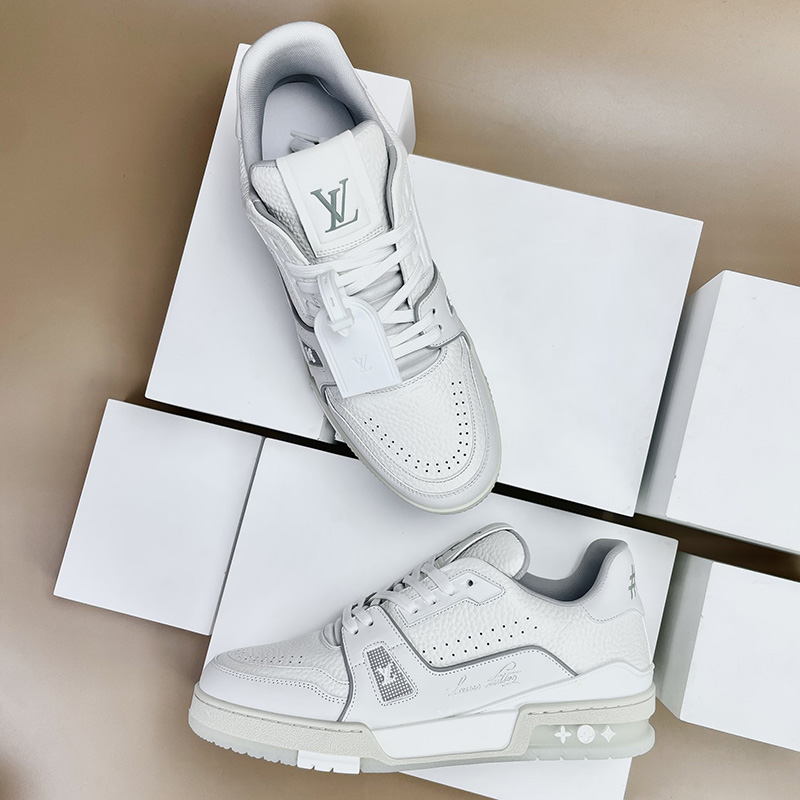 Giày Sneaker LV Trainer White Signature_thumbnail_2