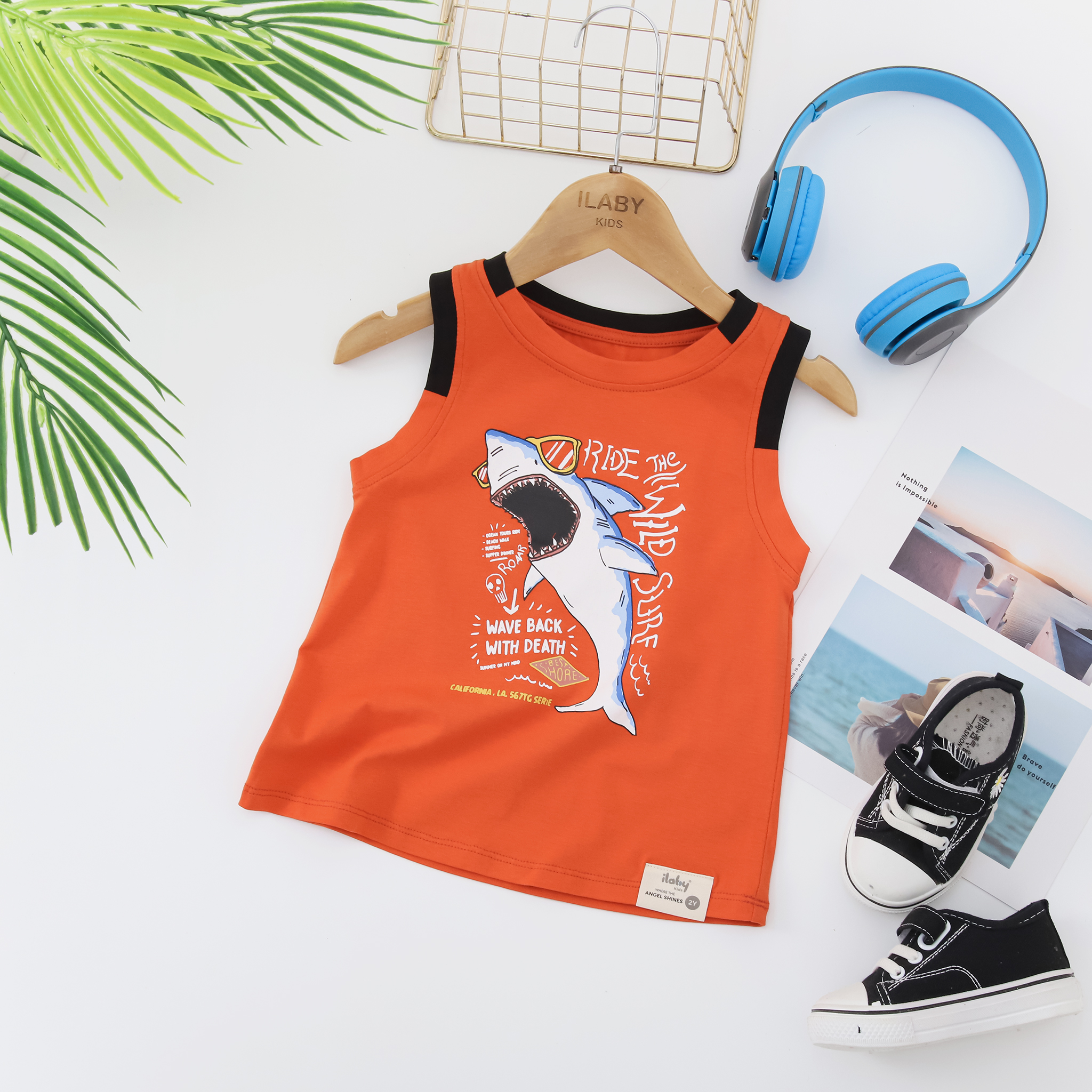 Áo tanktop phối bo