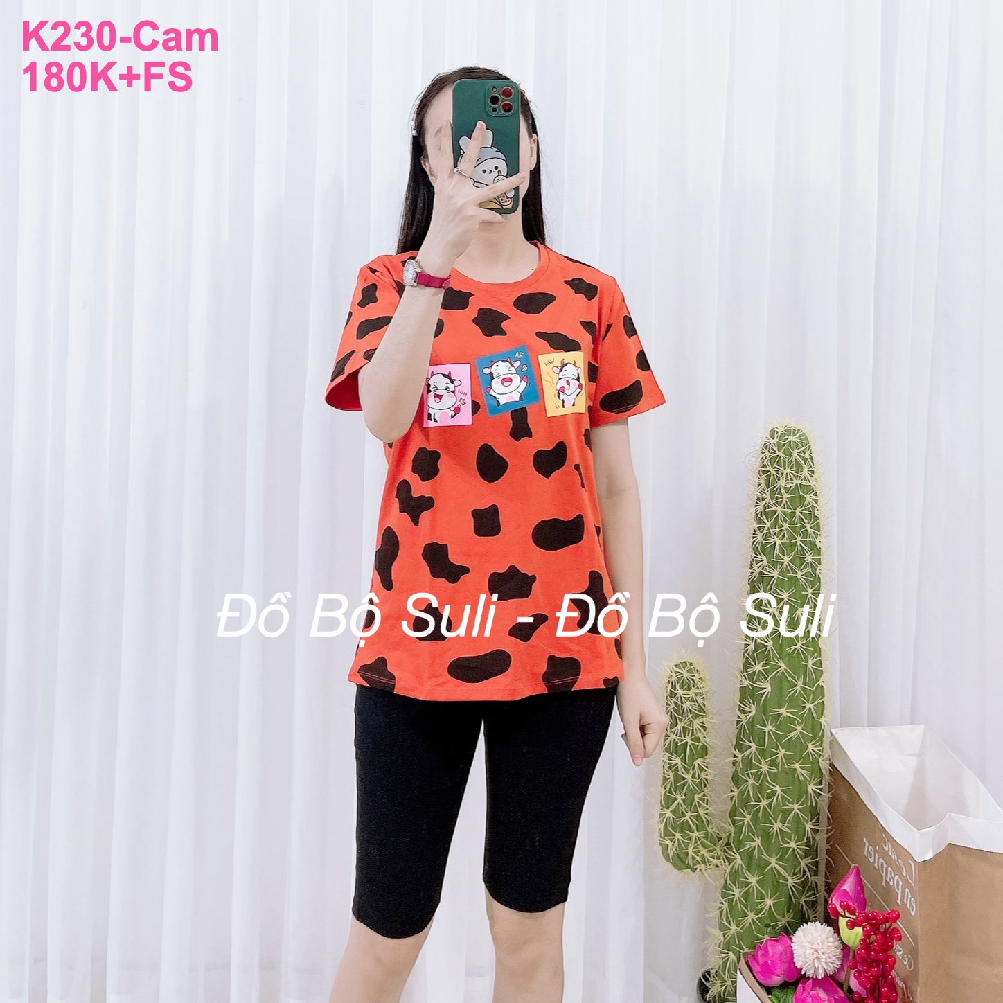 K230 Bộ lửng thun cotton 40-60kg