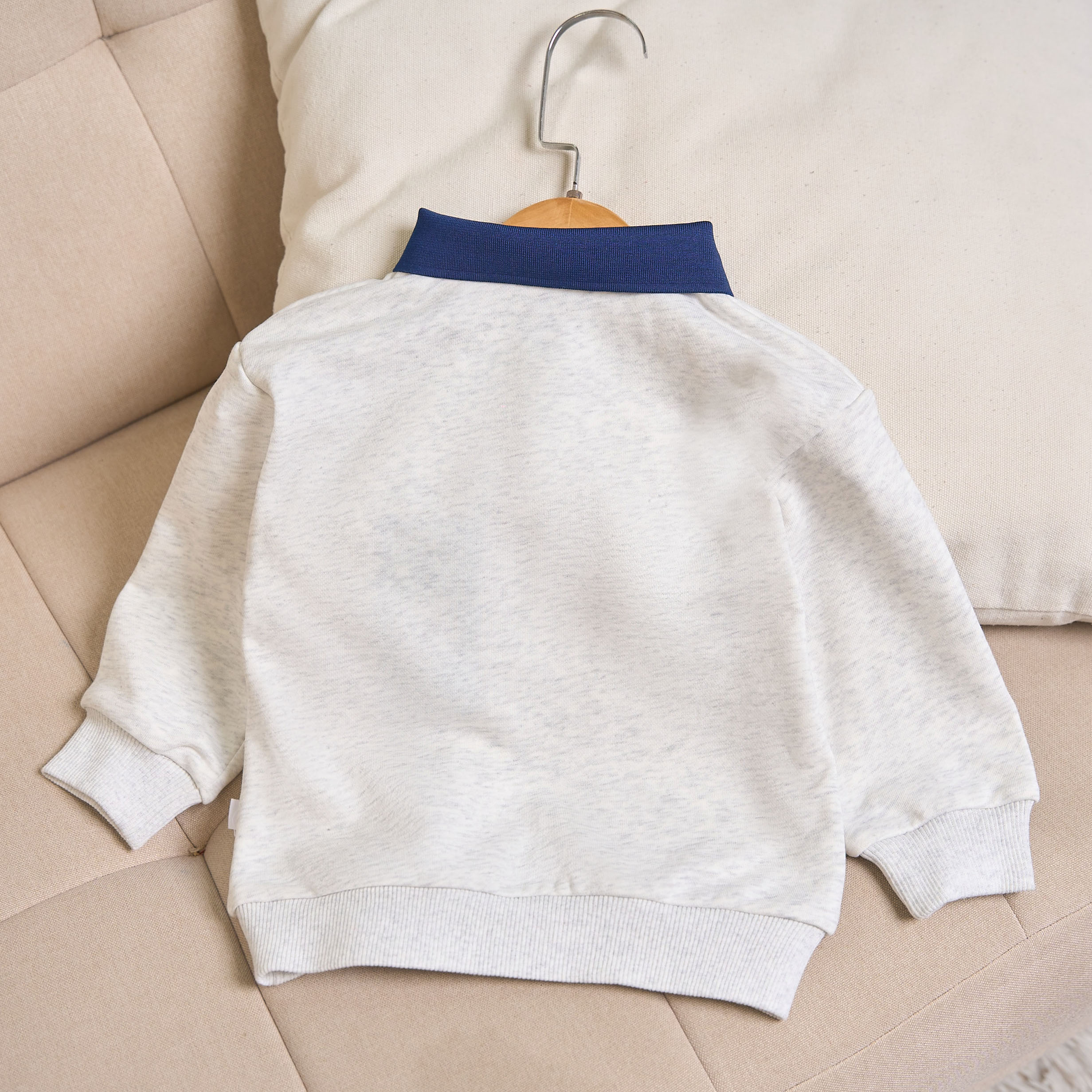 Áo nỉ phối cổ  polo phối màu_thumbnail_3