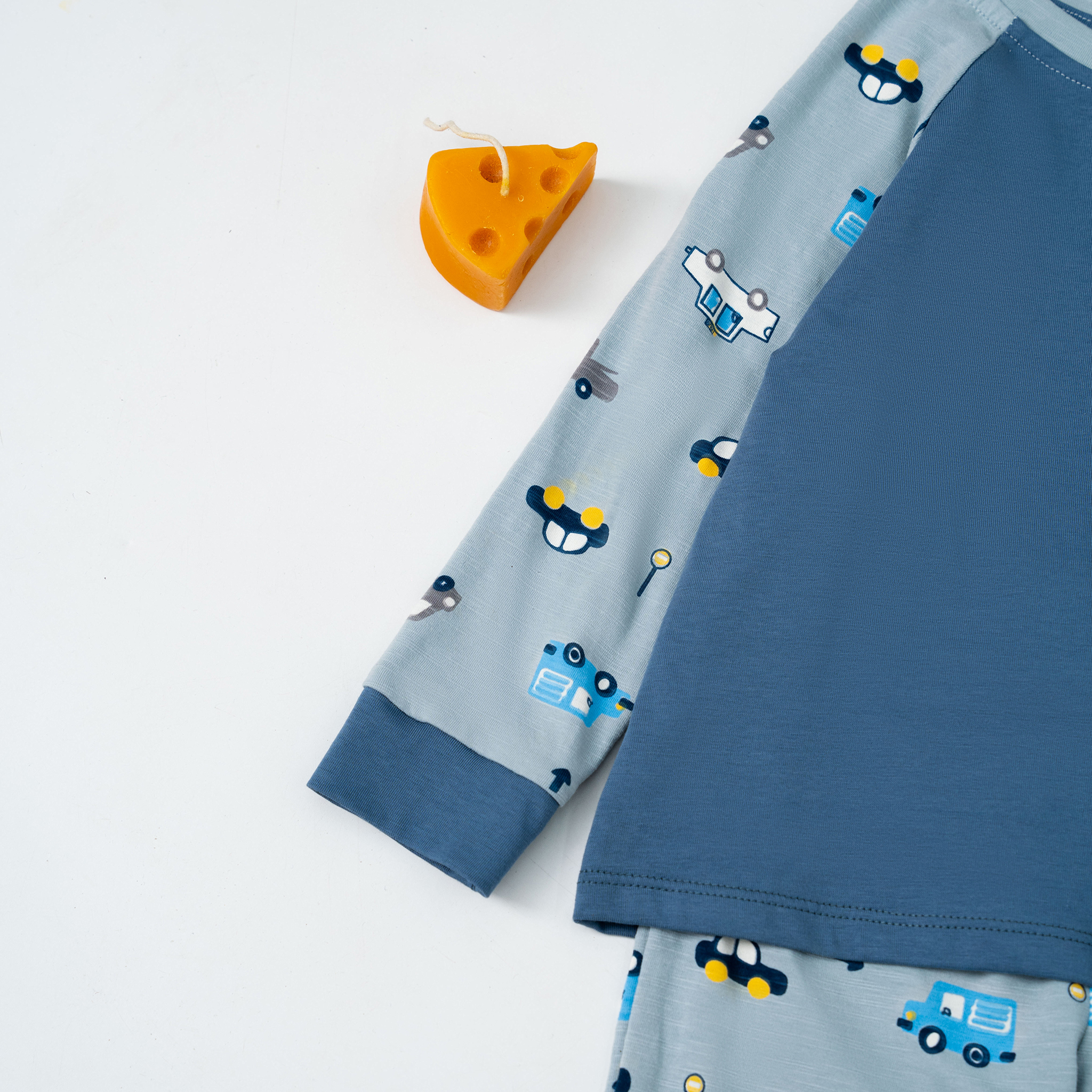 Bộ mặc nhà họa tiết phối thân trơn_thumbnail_2