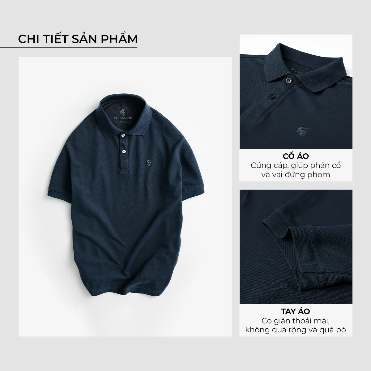 Áo Polo Nam Basicman với thông tin chi tiết