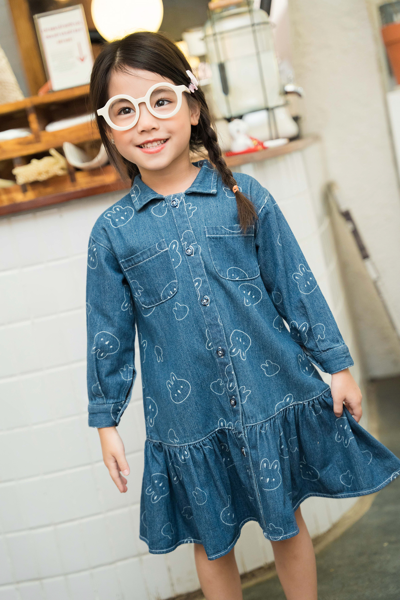 Váy sơ mi jean phối bèo đuôi cá_thumbnail_4