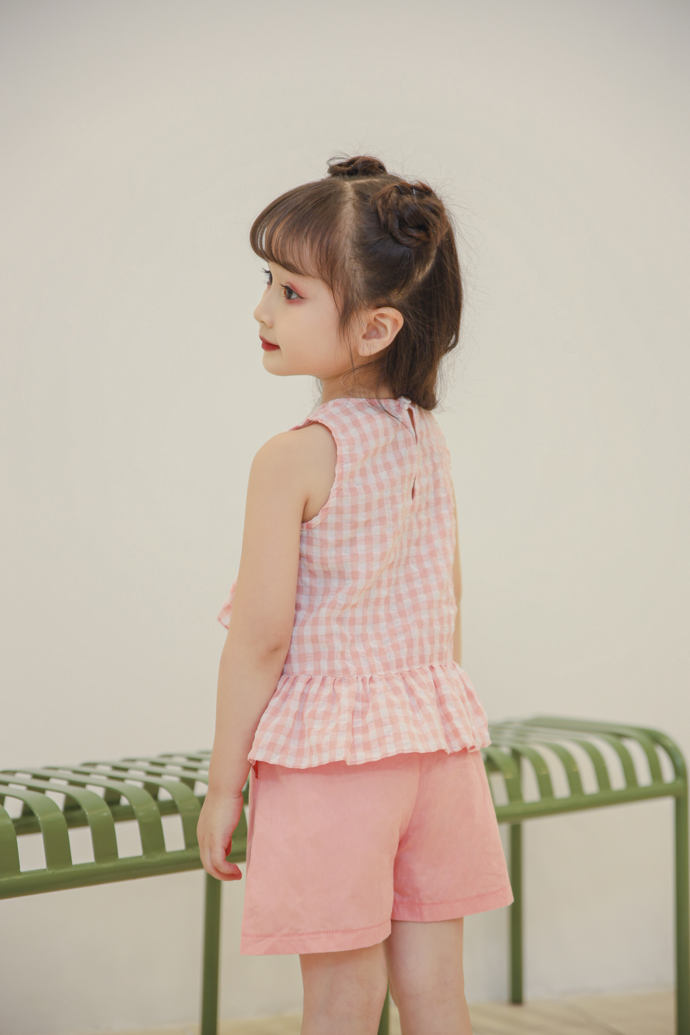 Set áo kẻ cổ V bèo_thumbnail_1