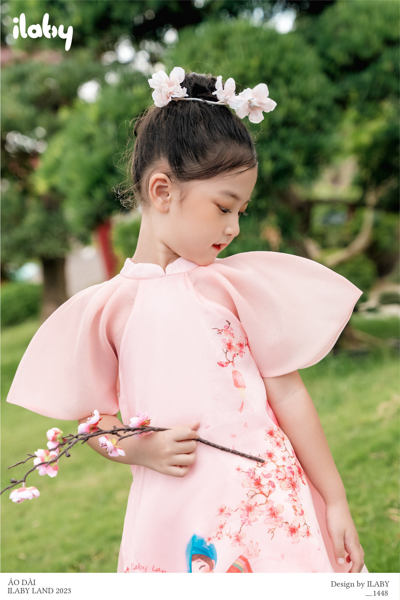 Áo dài in Hoa Đào_thumbnail_1