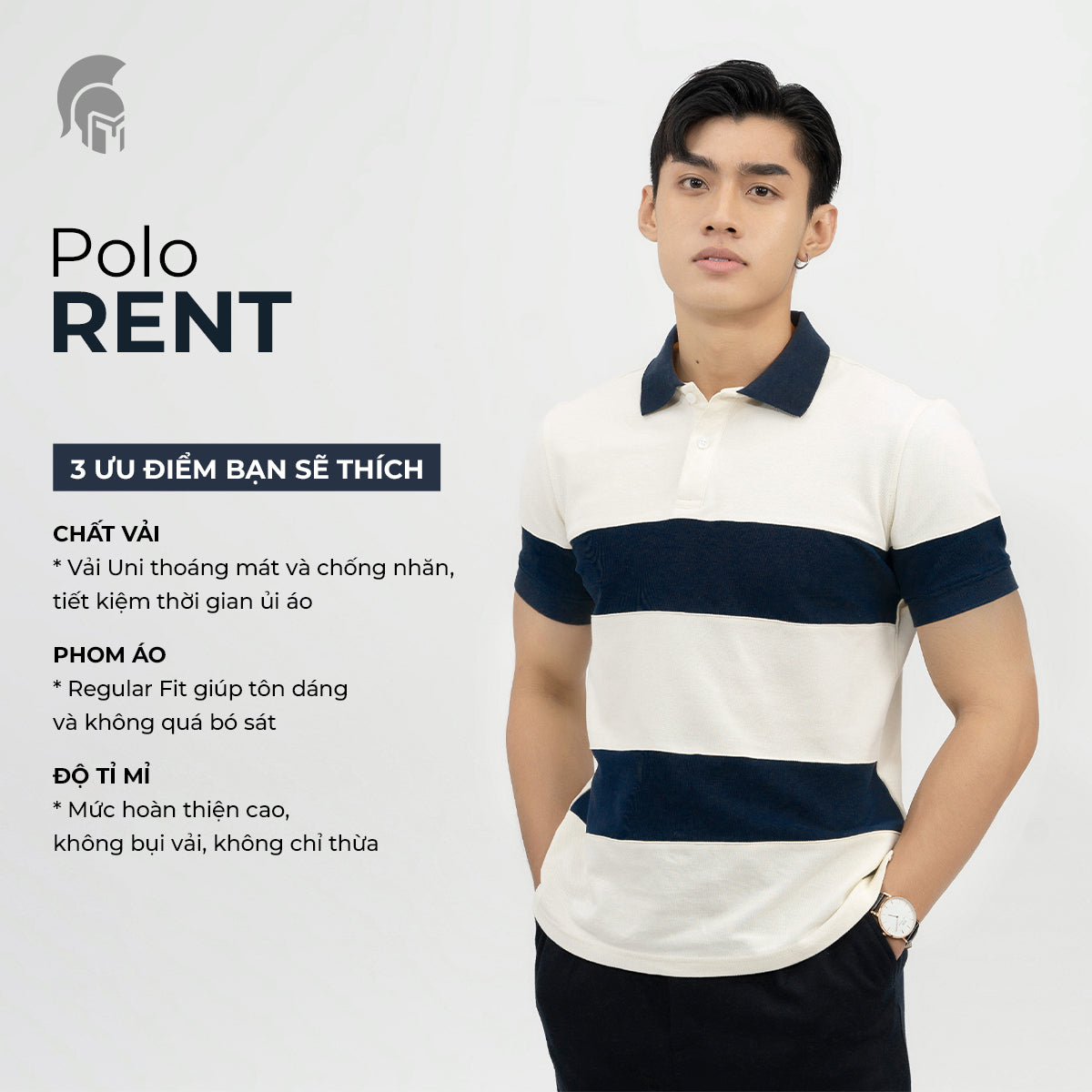 Áo Polo Nam Rent với thông tin chi tiết