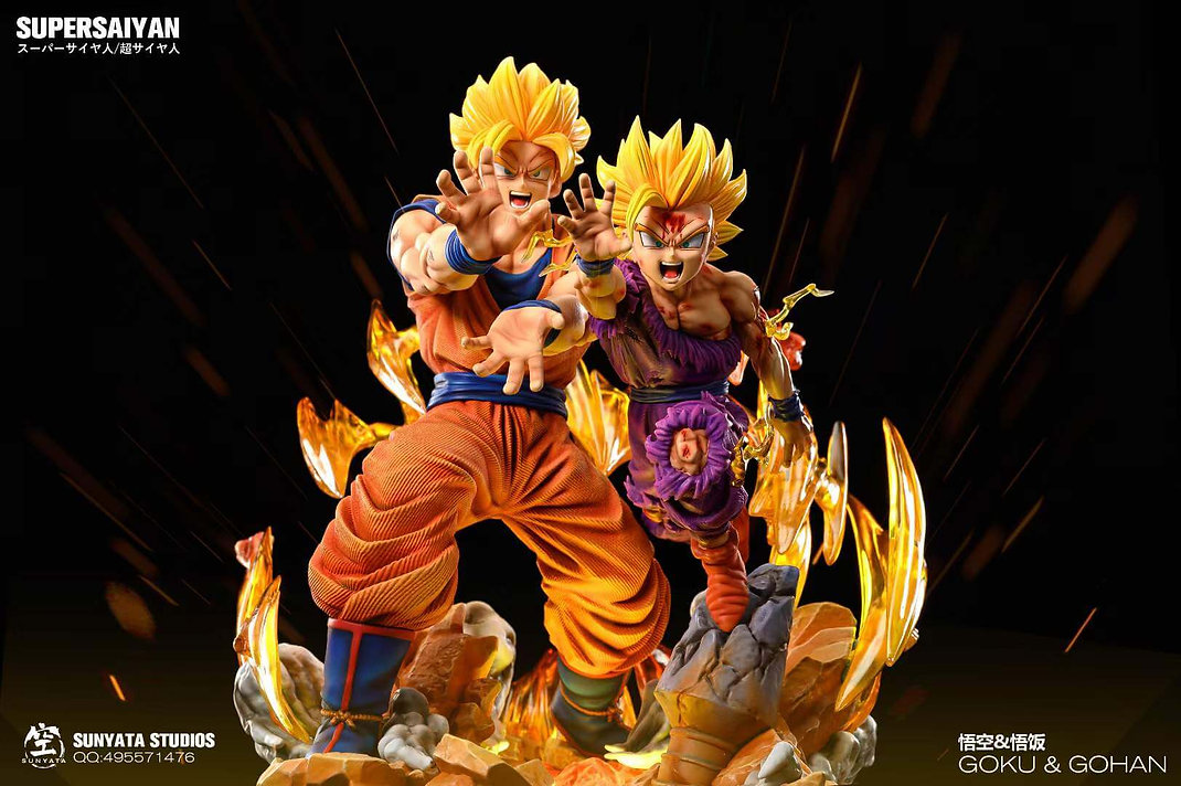 Goku & Gohan vs Cell - Sunyata Studio TOYz - Mô hình cao cấp & mô hình  chính hãng