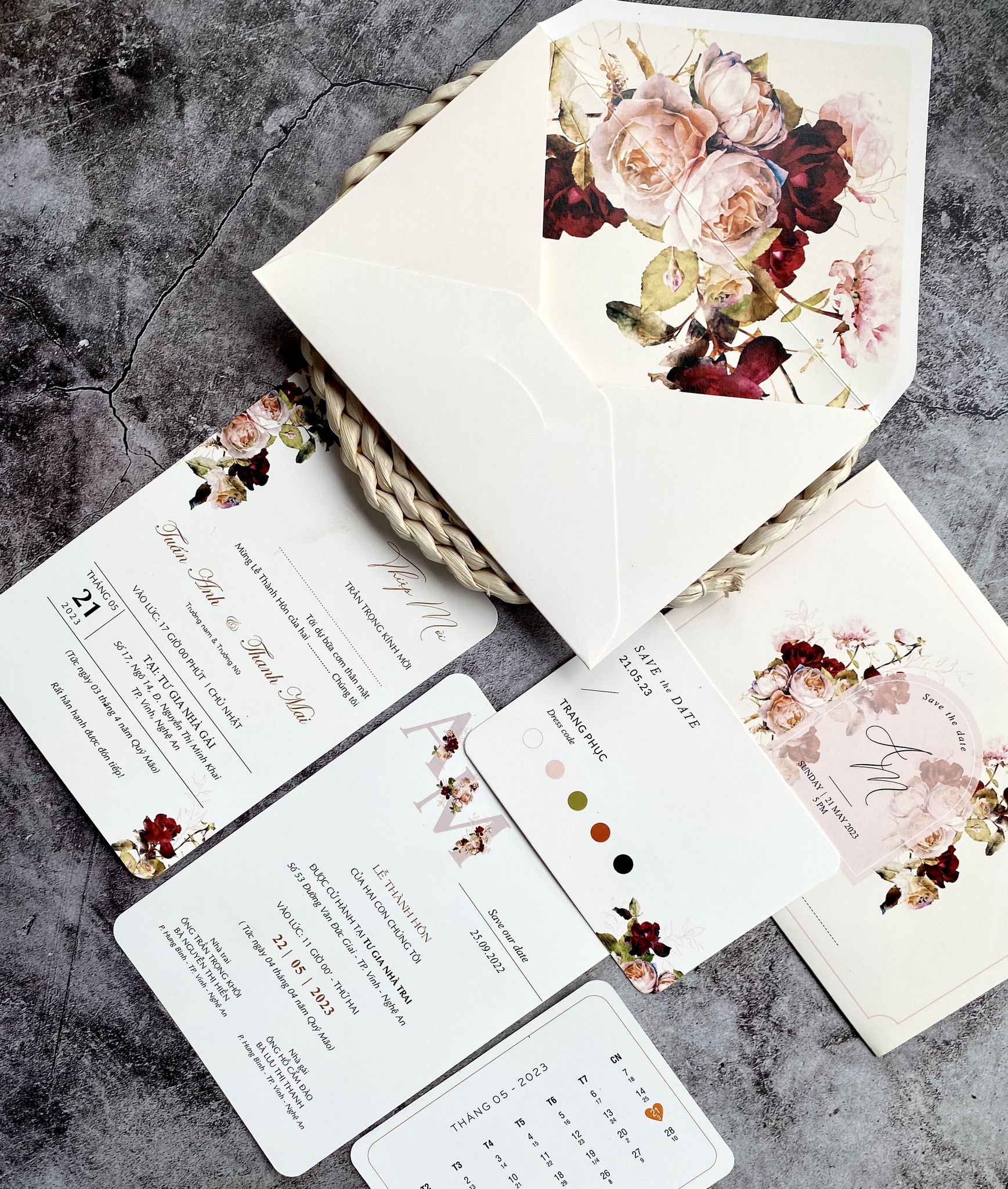 Thiệp Phong bì Creamy TCM070