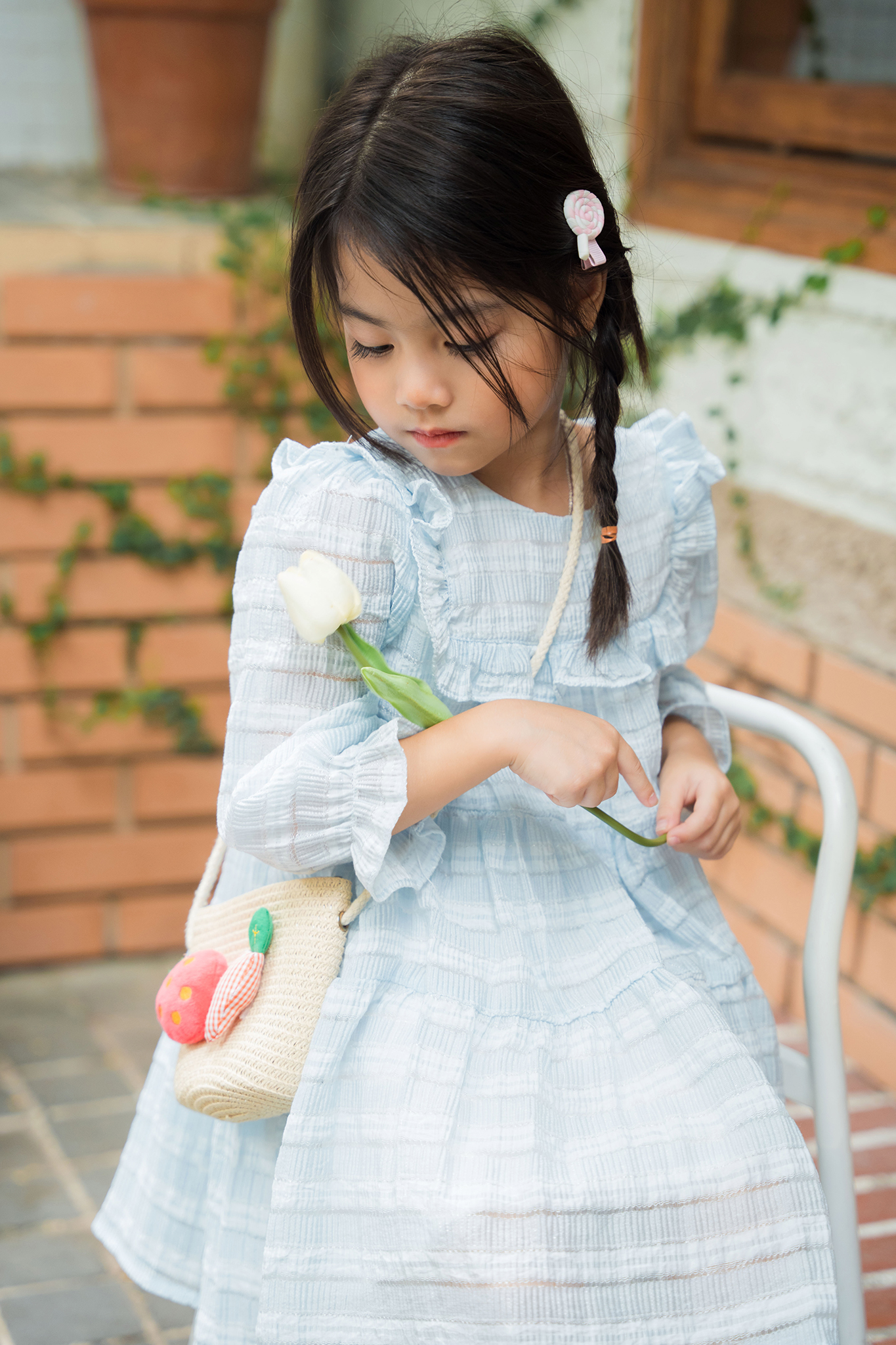 Váy voan xốp kẻ phối bèo can_thumbnail_5