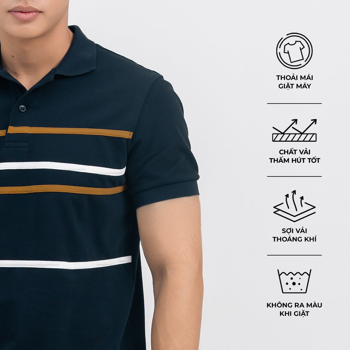 Áo Polo Nam Naga với thông tin chi tiết