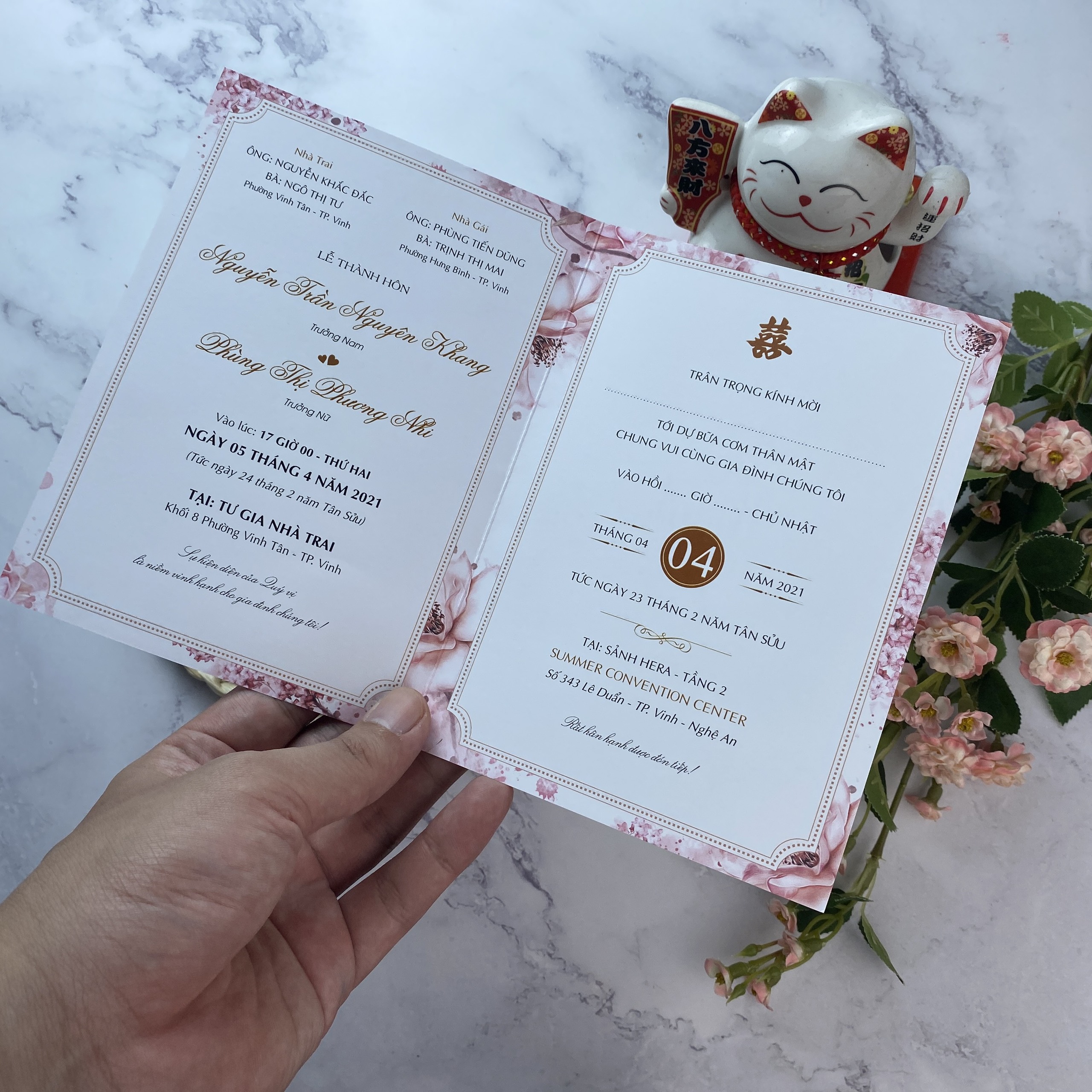 Thiệp gập classic TPF-04