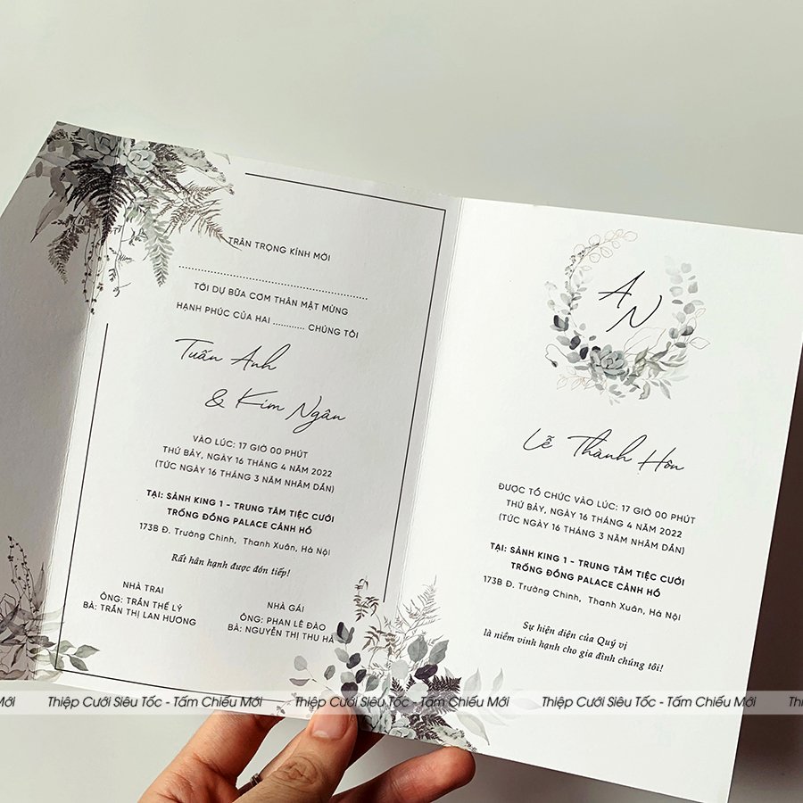 Thiệp gập classic To17