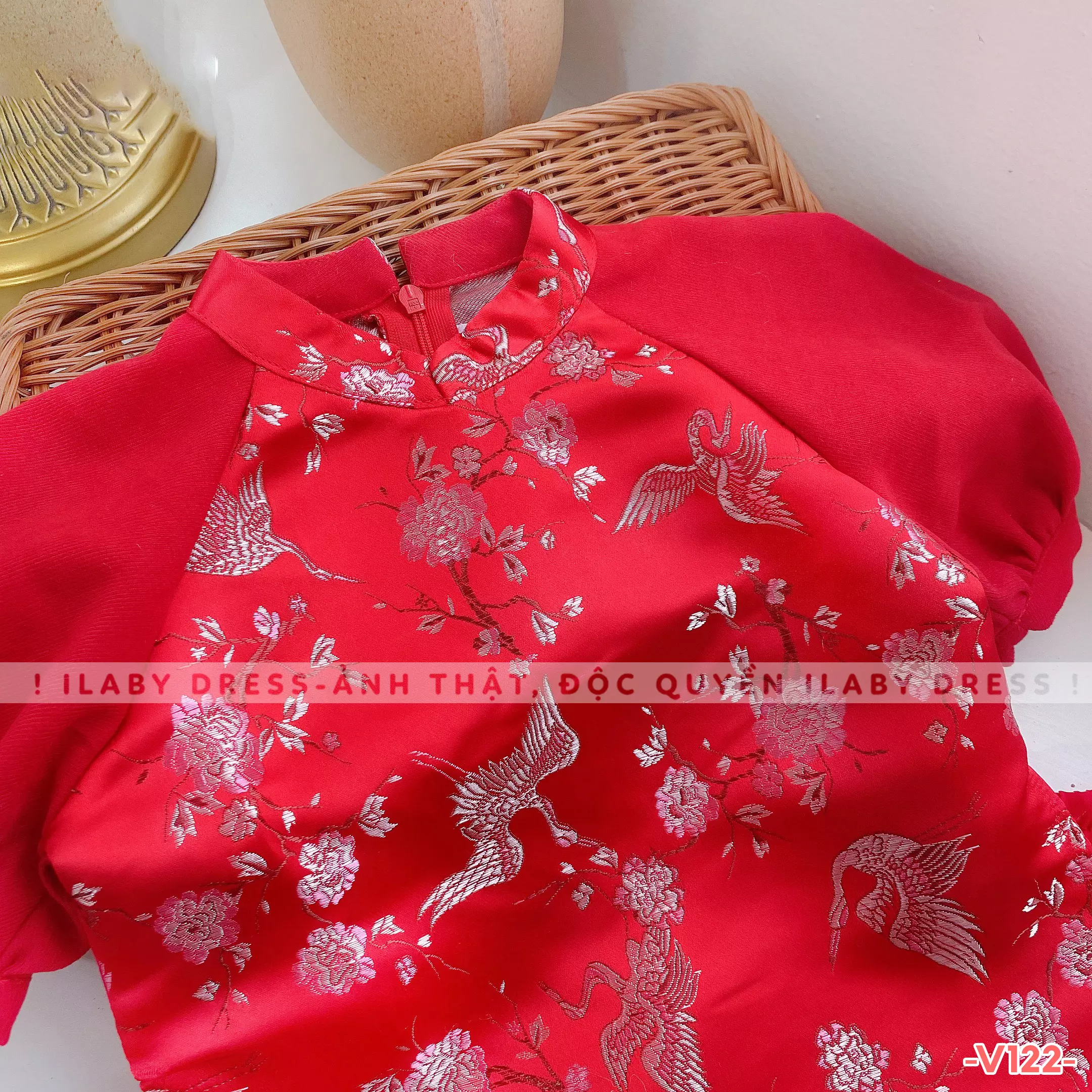 Bộ áo dài gấm tay bồng_thumbnail_3