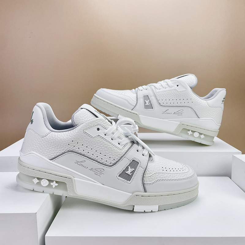 Giày Sneaker LV Trainer White Signature_thumbnail_3