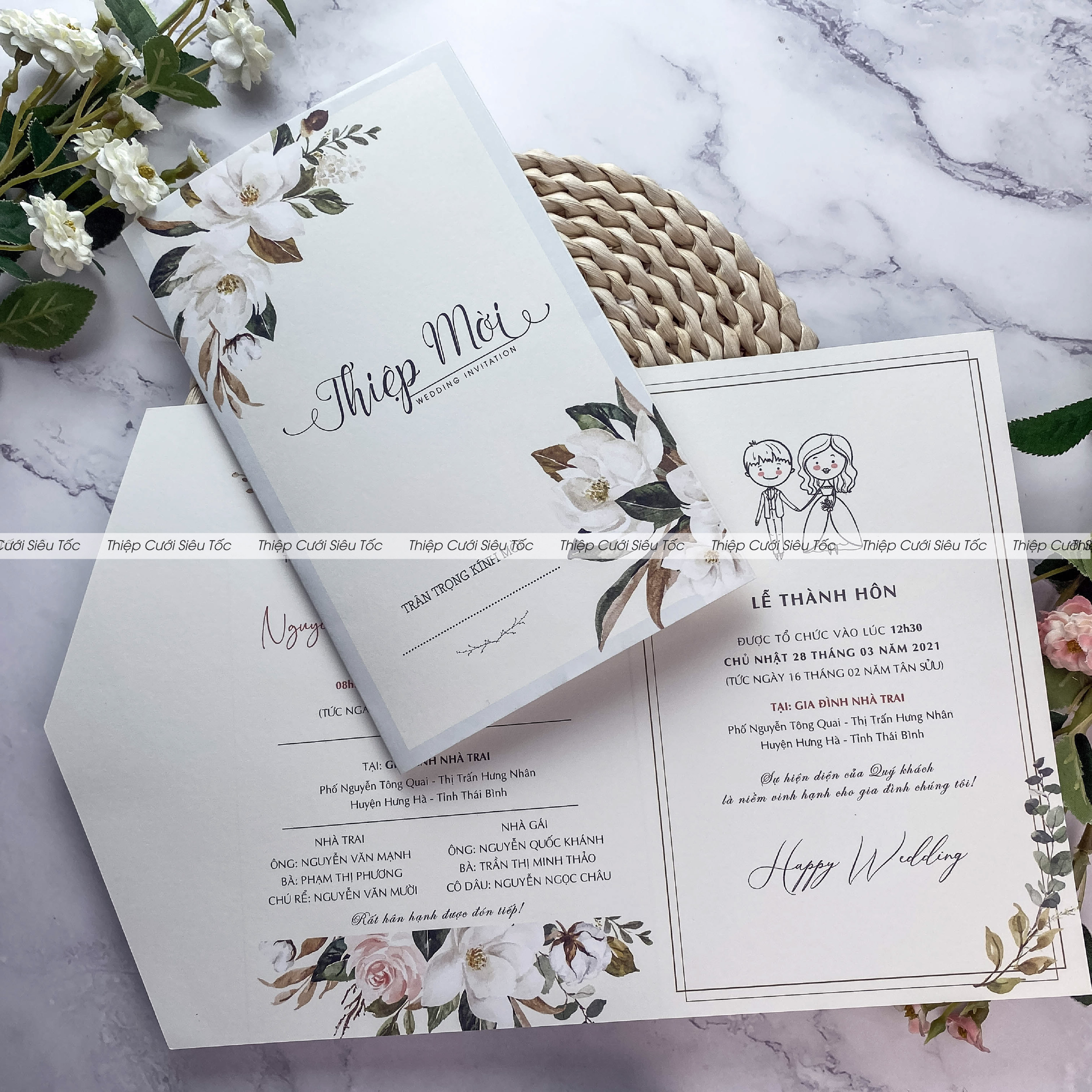 Thiệp gập classic - BB107