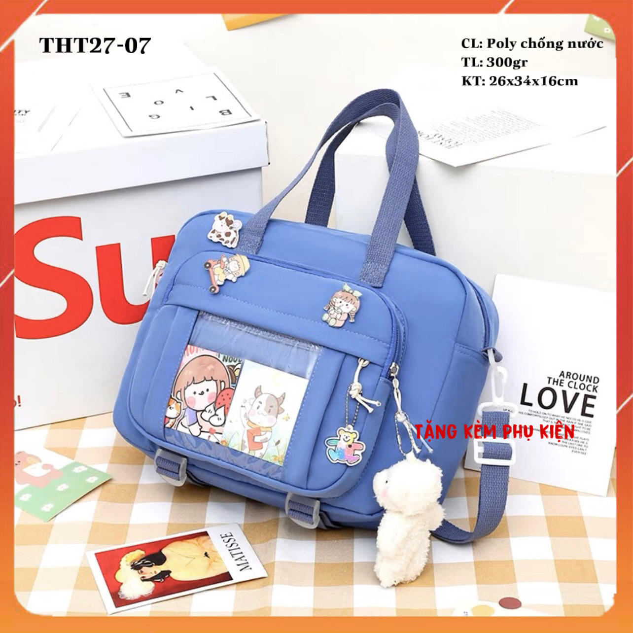 TÚI HỌC THÊM CHO BÉ (THT27-07)