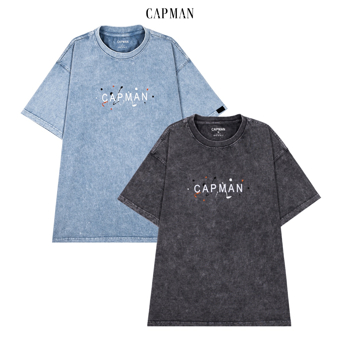 Áo thun unisex Wash chính hãng CAPMAN