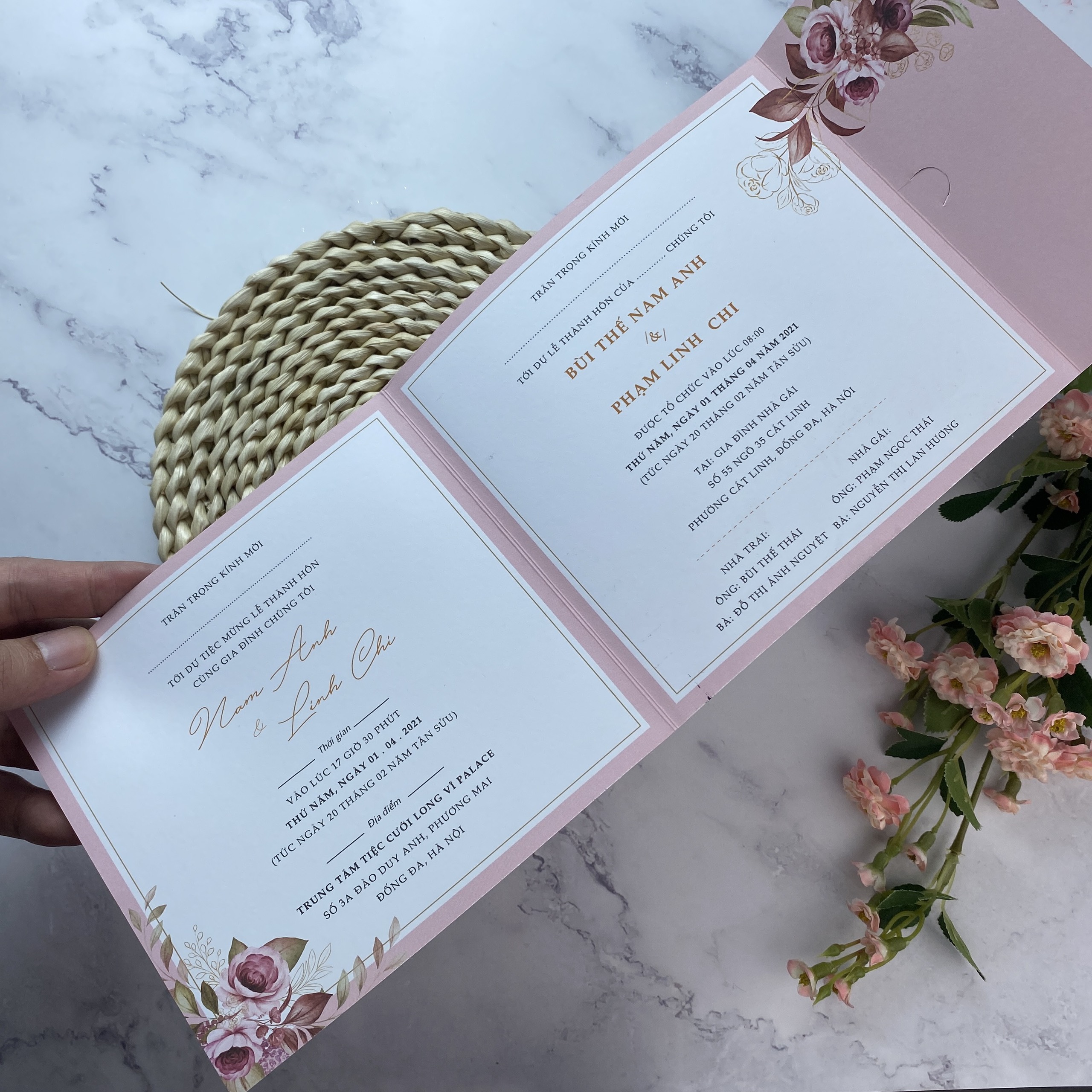 Thiệp gập classic - HD203