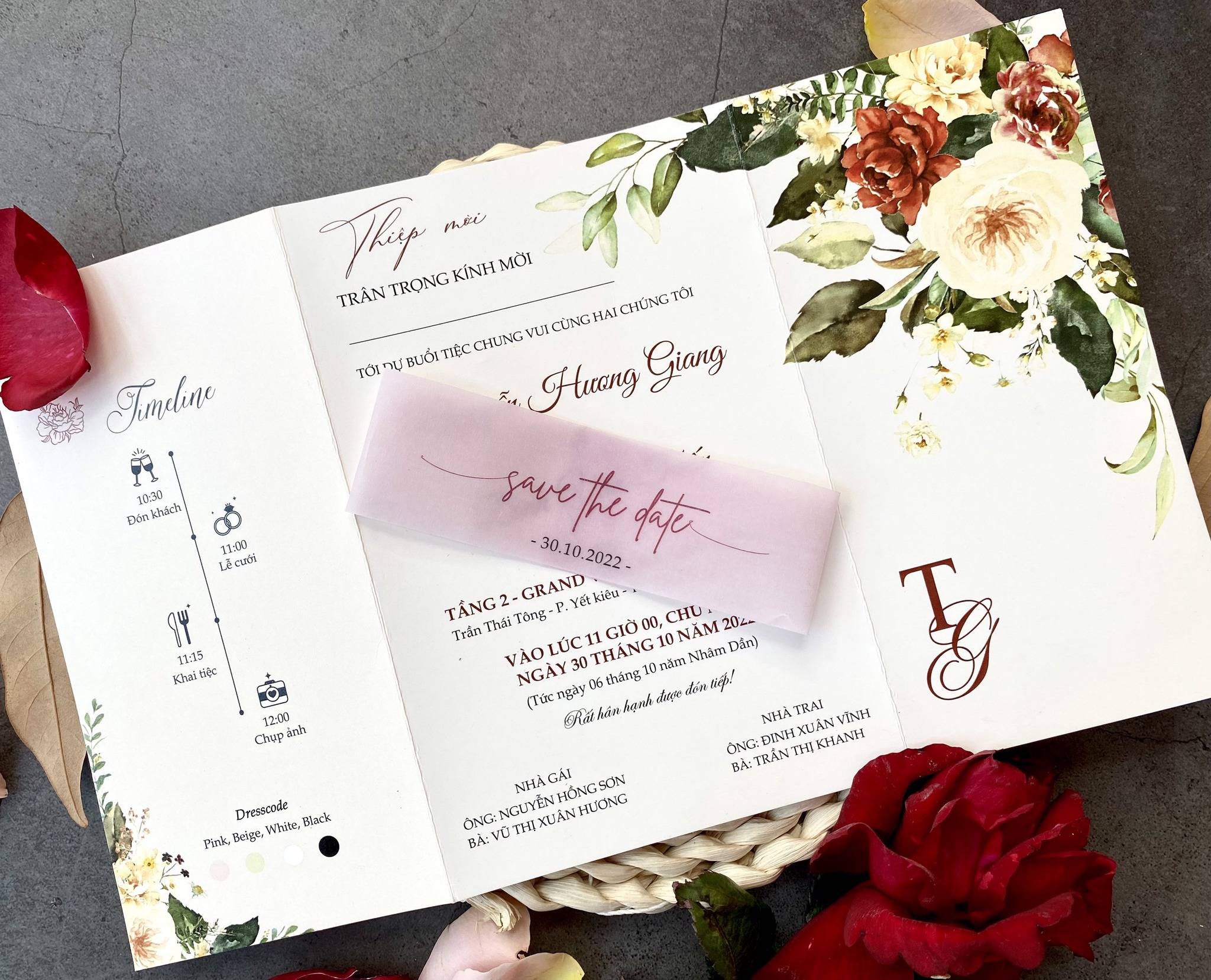 Thiệp gập đai can Creamy TCM041_thumbnail_1