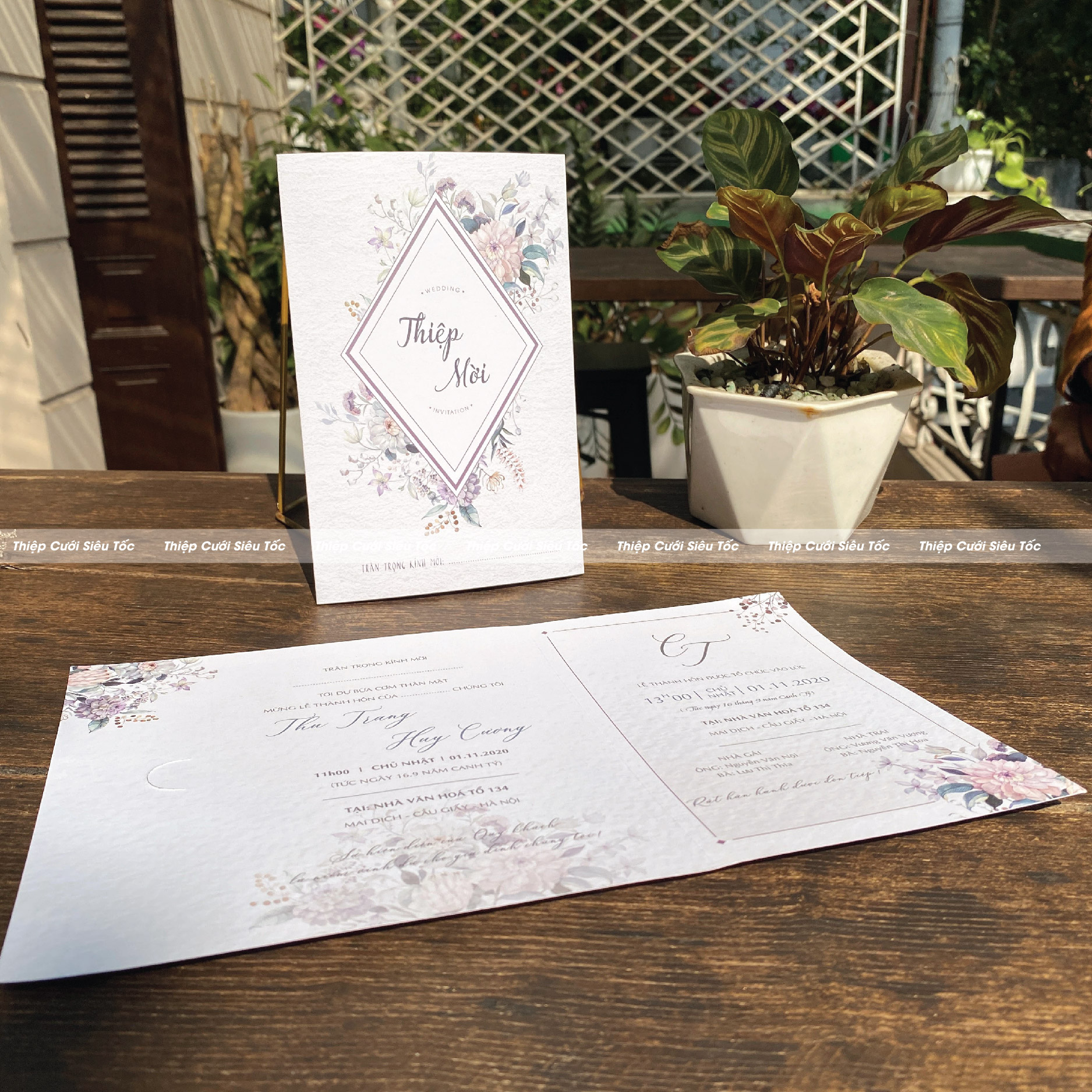 Thiệp gập classic - BB81