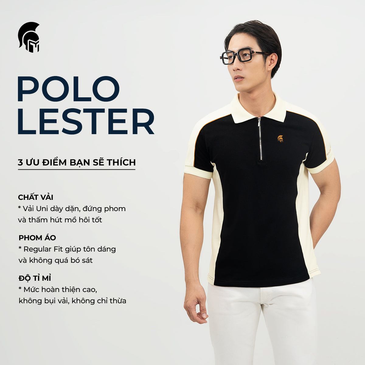 Áo Polo Nam Lester với thông tin chi tiết